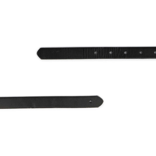 Thin Leather Strap For Belt For Ferragamo Buckles With Vertical Lines 2.0 Cm