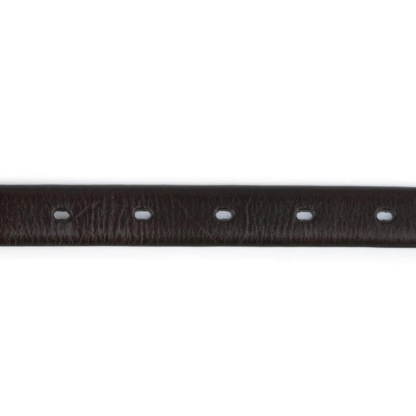 Womens Thin Dark Brown Leather Belt Strap For Montblanc Buckle Replacement