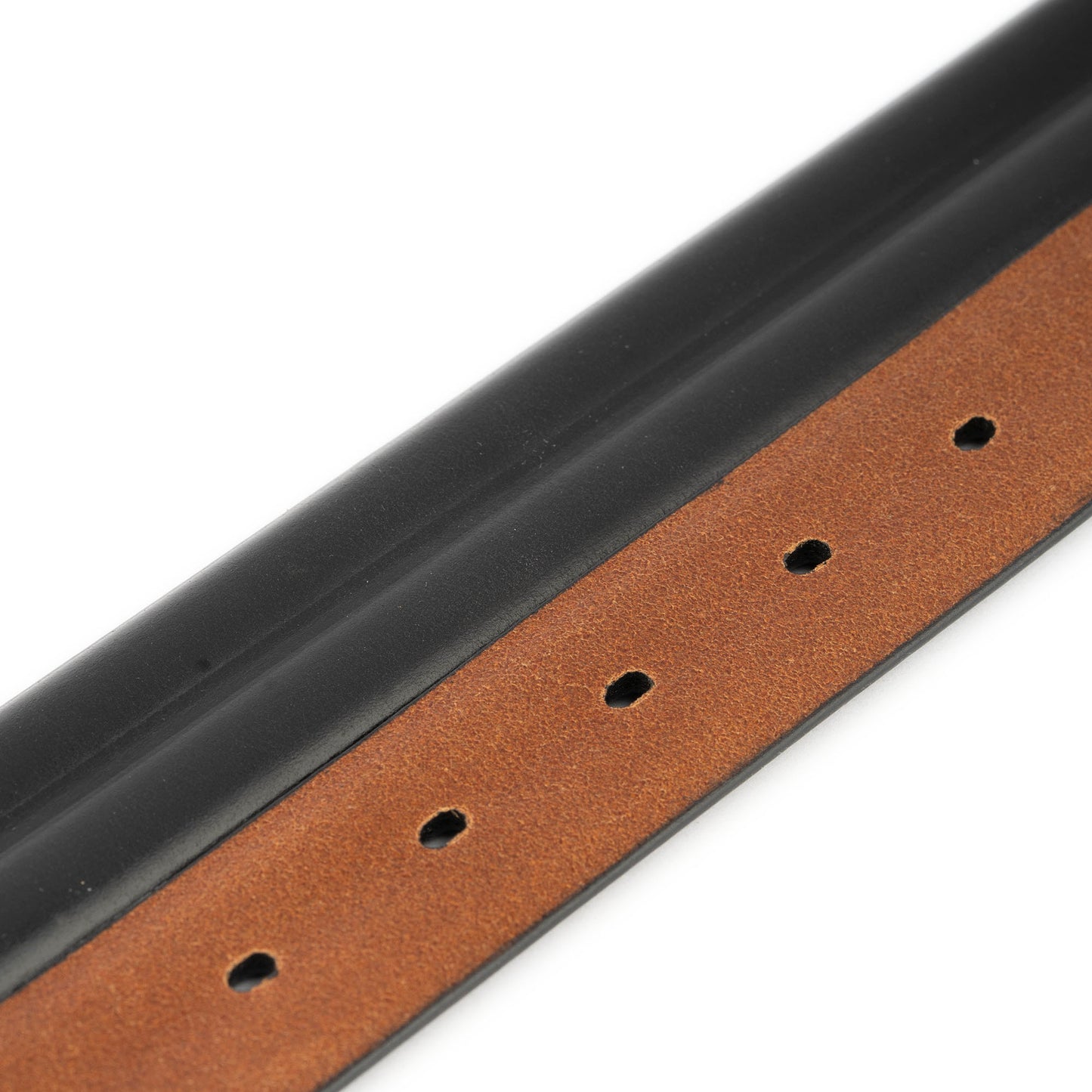 Unique Leather Strap For Belt Mens Premade Hole For Cartier Buckles