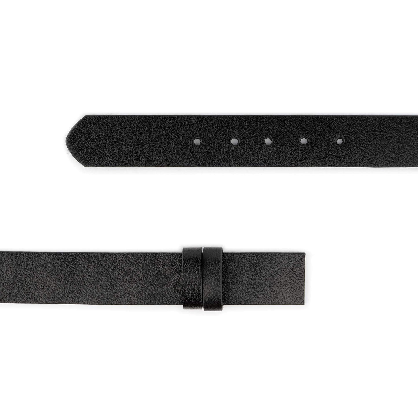 Wide Black Buffalo Leather Strap For Ferragamo Buckles For Belt 1 1/2 Inch Adjustable