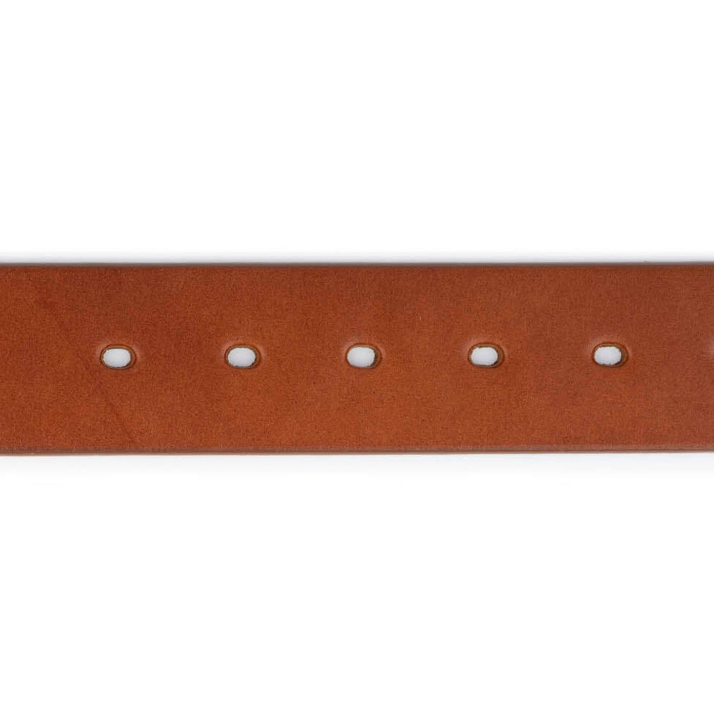 Mens Wide Thick Brown Cognac Leather Belt Strap For Cartier Buckle Replacement