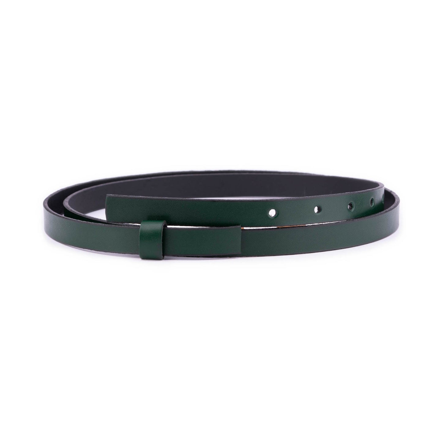 1.5 cm Forest Green Belt Strap For YSL Buckles Womens Replacement Leather