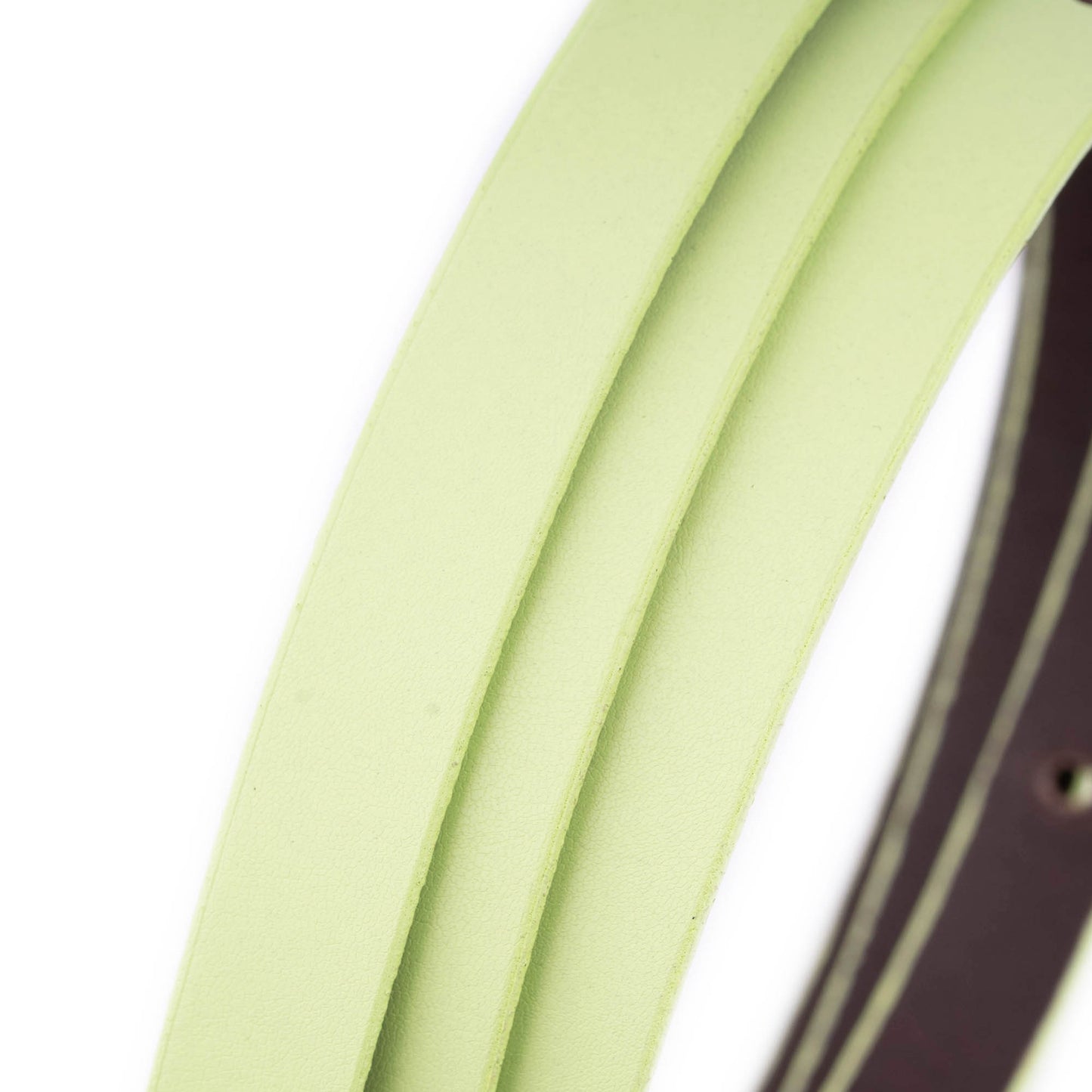 1.5 cm Light Green Belt Strap For Versace Buckles Womens 1.5 cm Replacement Leather