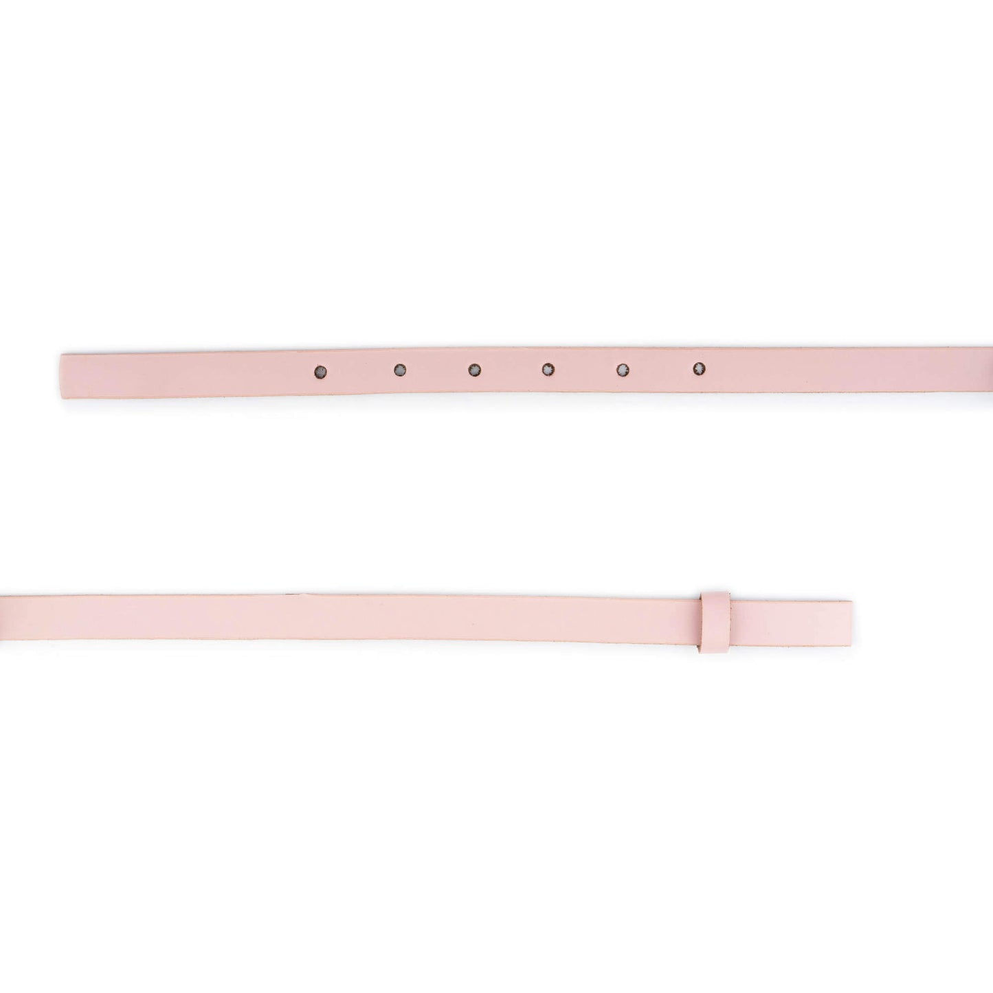1.5 cm Pink Leather Belt Strap For YSL Buckles Womens Replacement