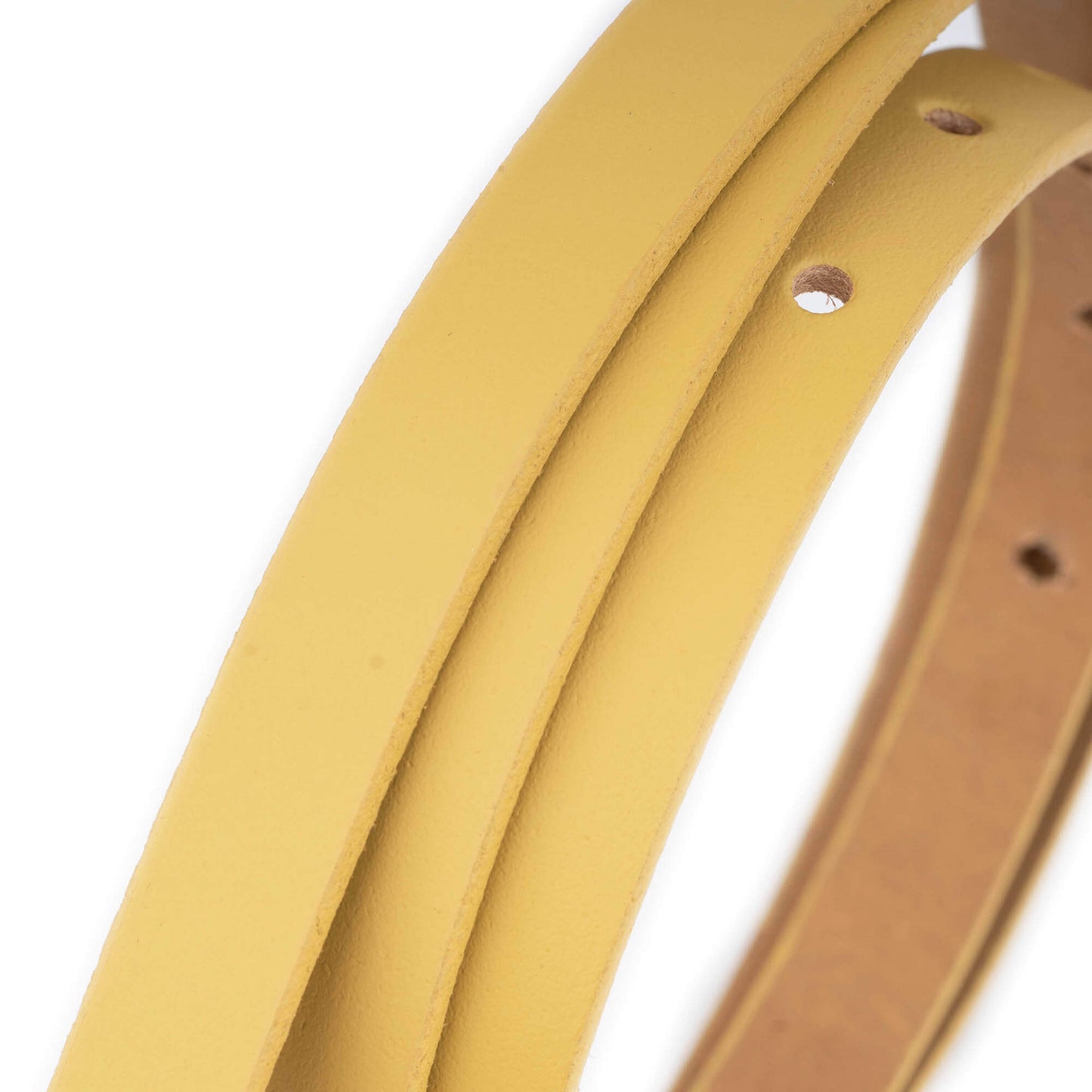 1.5 cm Sand Beige Belt Strap For Loewe Buckles Womens Replacement Leather