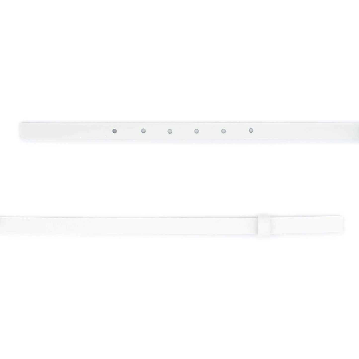 1.5 cm White Leather Belt Strap For Versace Buckles Womens Replacement