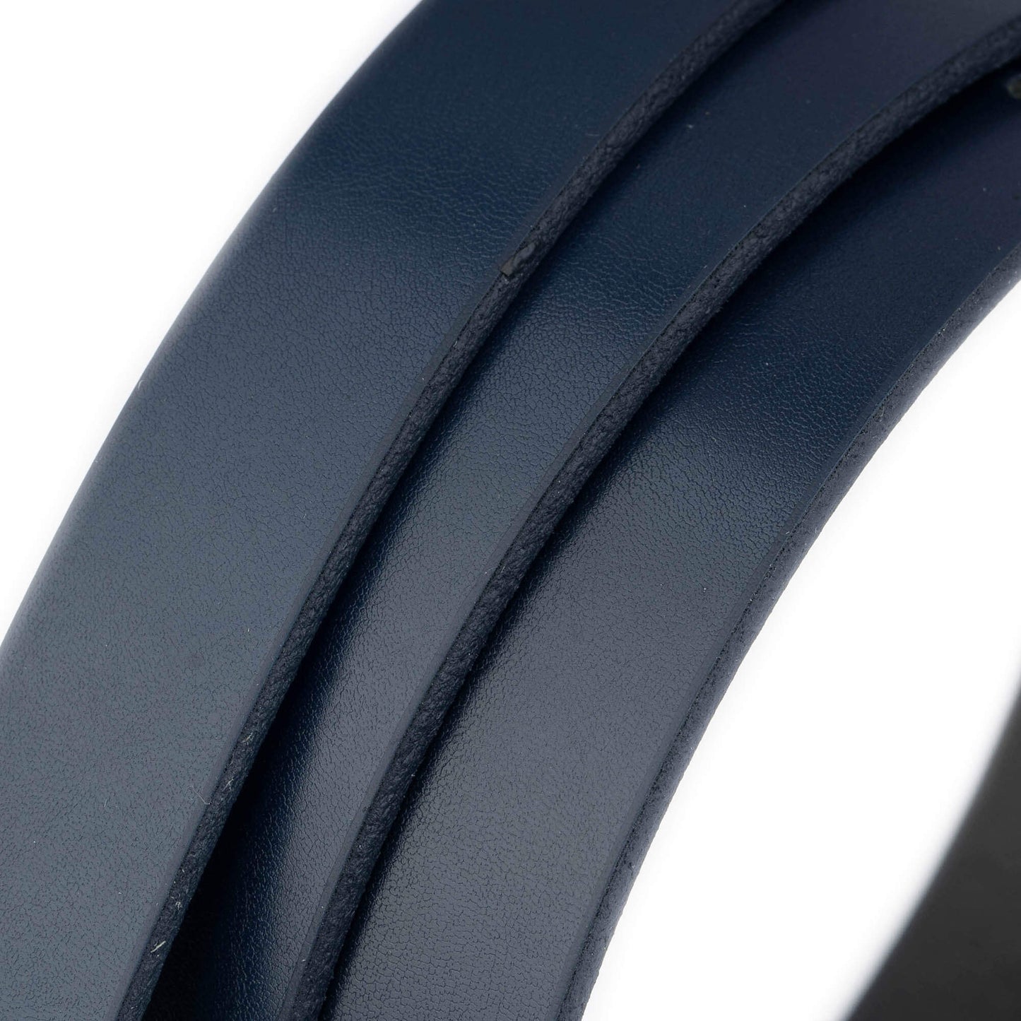 2.0 cm Dark Blue Leather Belt Strap For Dior Buckles Womens Replacement