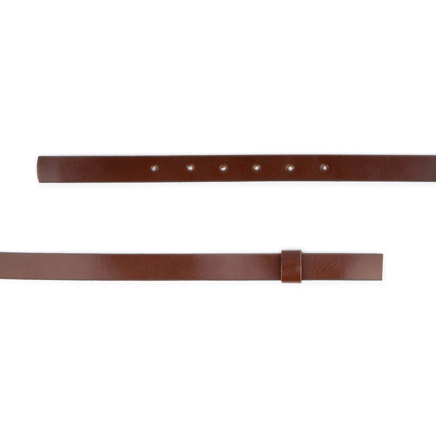 2.0 cm Dark Brown Leather Belt Strap For Ferragamo Buckles Womens Replacement