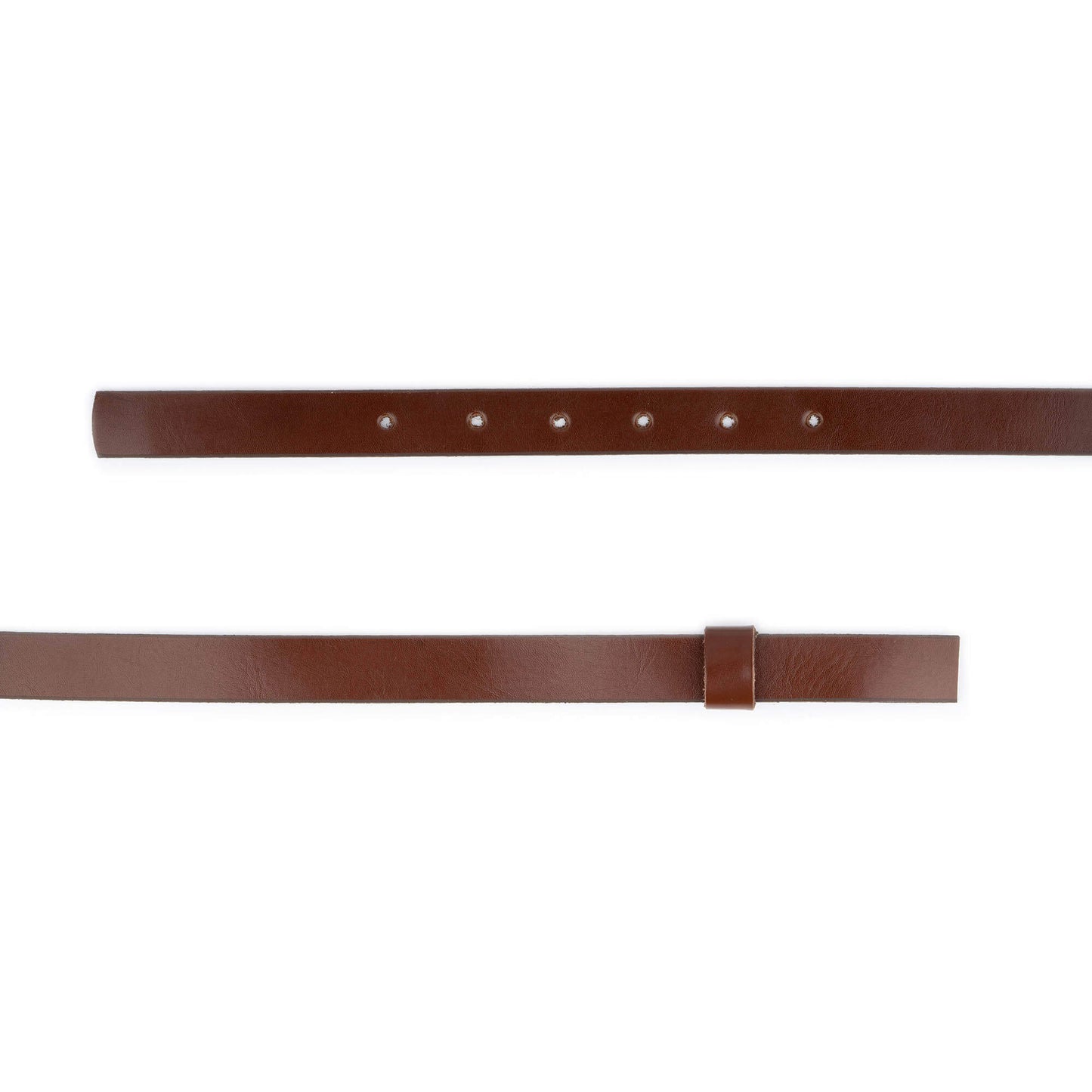 2.0 cm Dark Brown Leather Belt Strap For Dior Buckles Womens Replacement