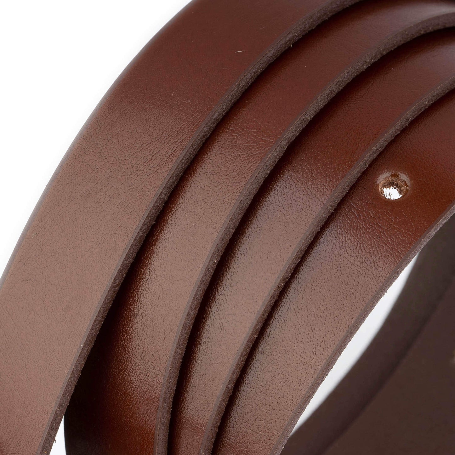 2.0 cm Dark Brown Leather Belt Strap For Dunhill Buckles Womens Replacement