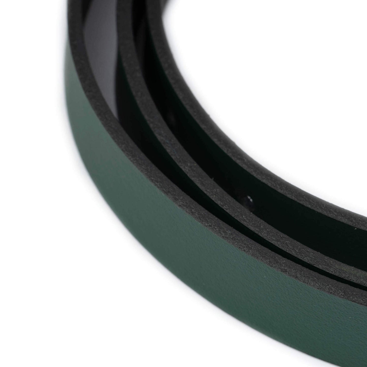 2.0 cm Forest Green Leather Belt Strap For Dior Buckles Womens Replacement