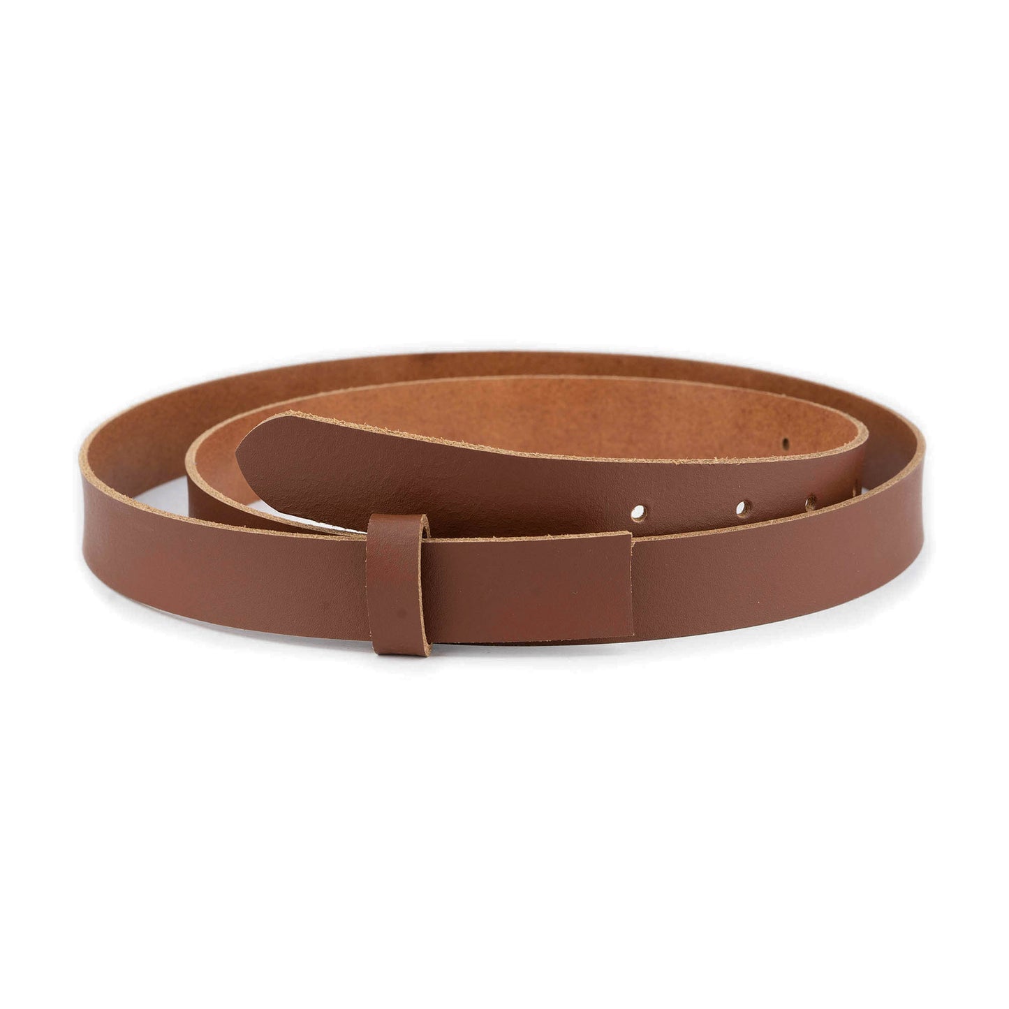 2.5 cm Brown Tan Leather Belt Strap For Versace Buckles Replacement