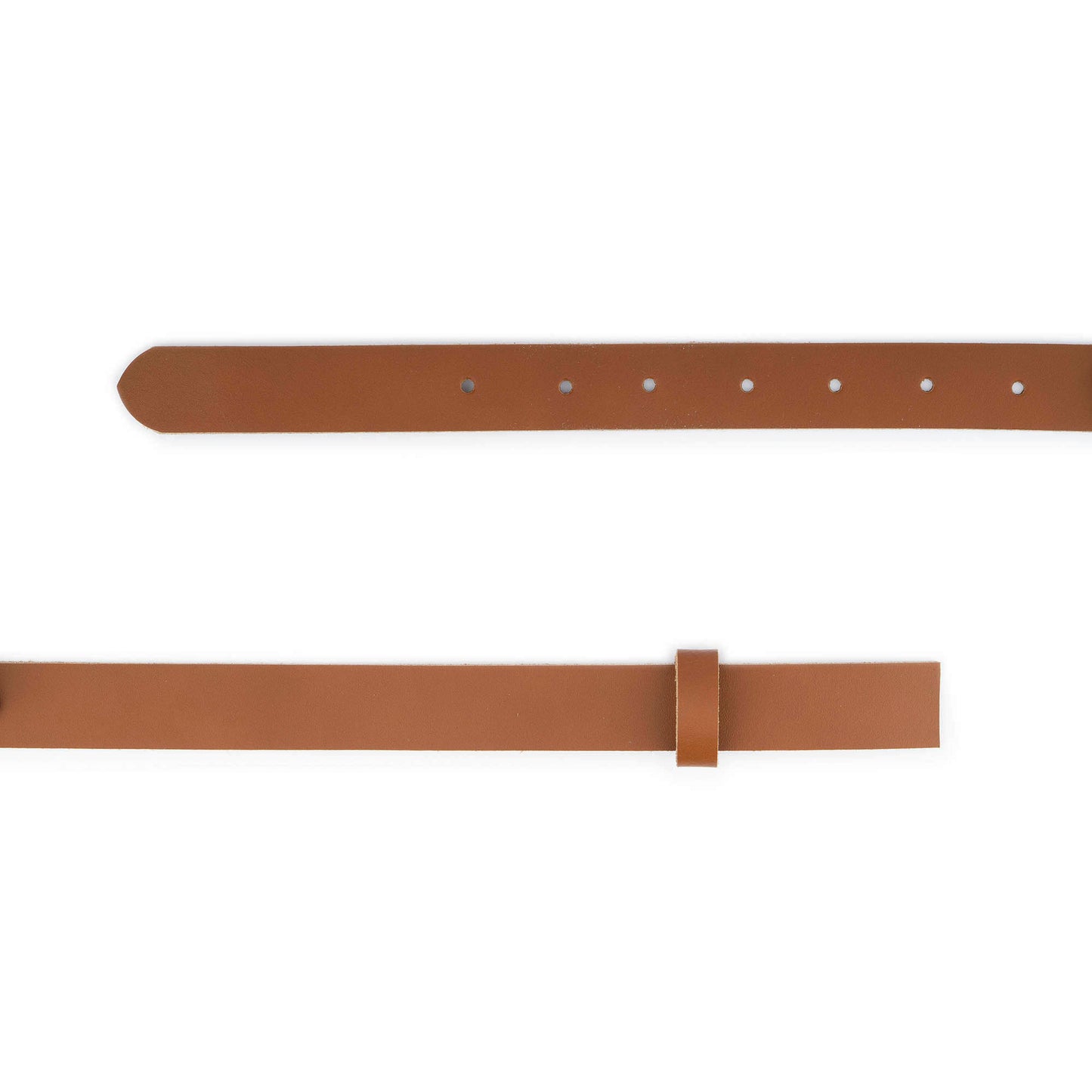 2.5 cm Brown Tanned Leather Belt Strap For Ferragamo Buckles Replacement