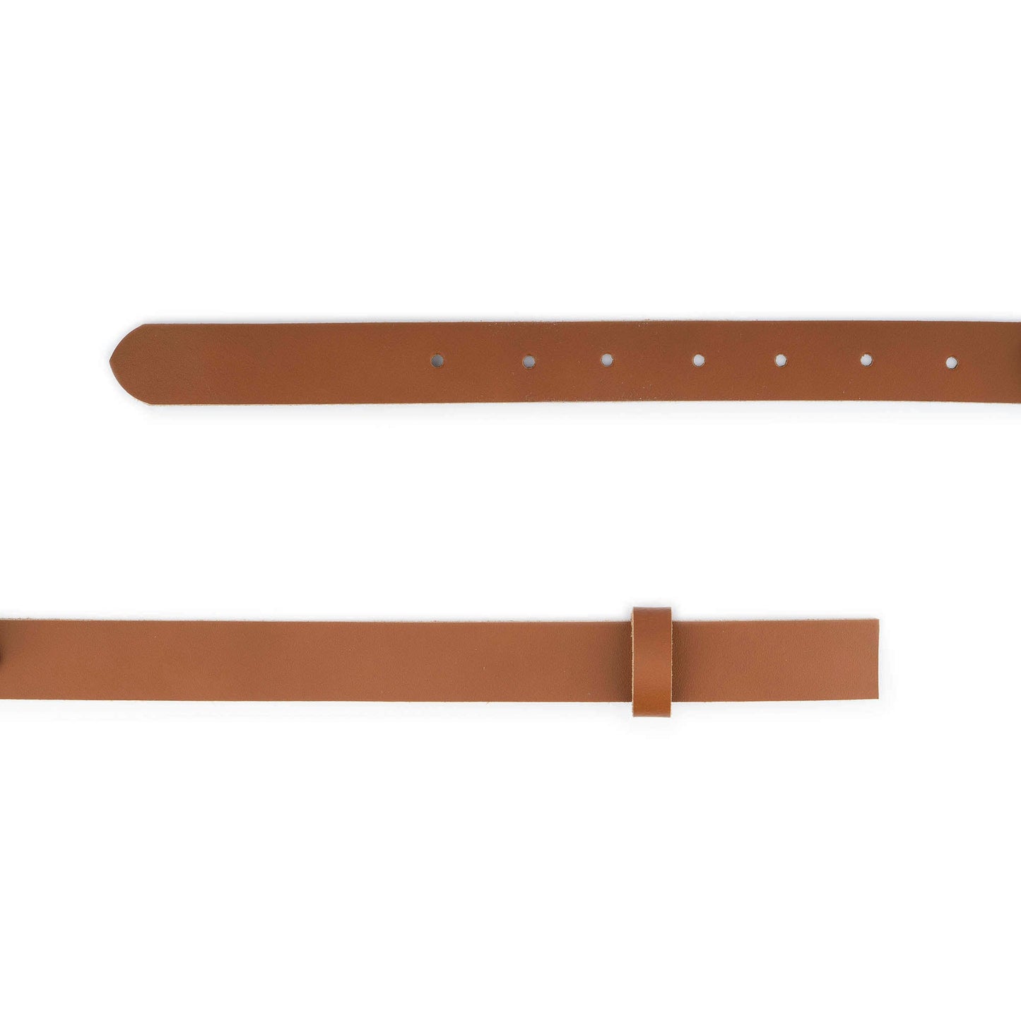 2.5 cm Brown Tanned Leather Belt Strap For Dunhill Buckles Replacement