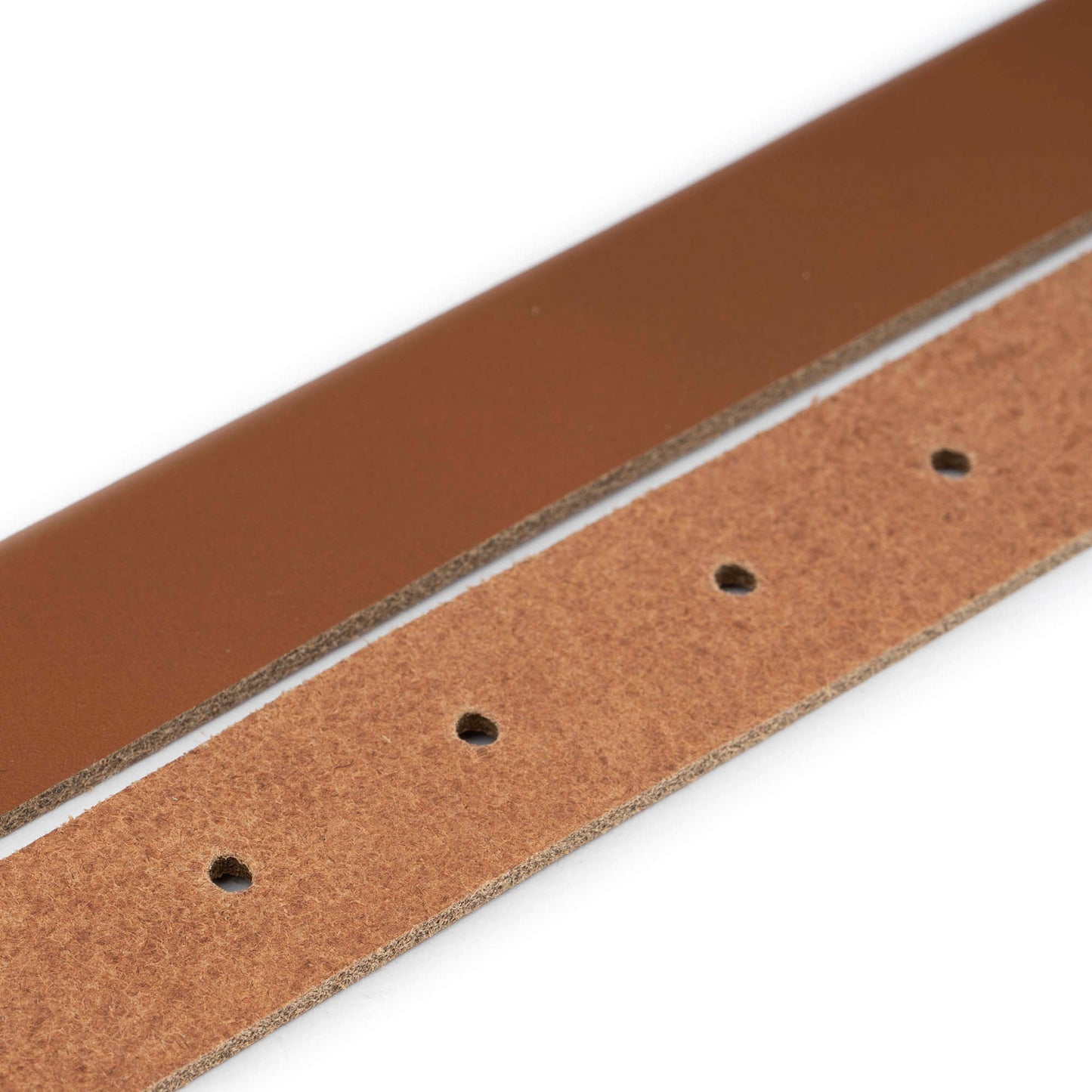 2.5 cm Brown Tanned Leather Belt Strap For Montblanc Buckles Replacement