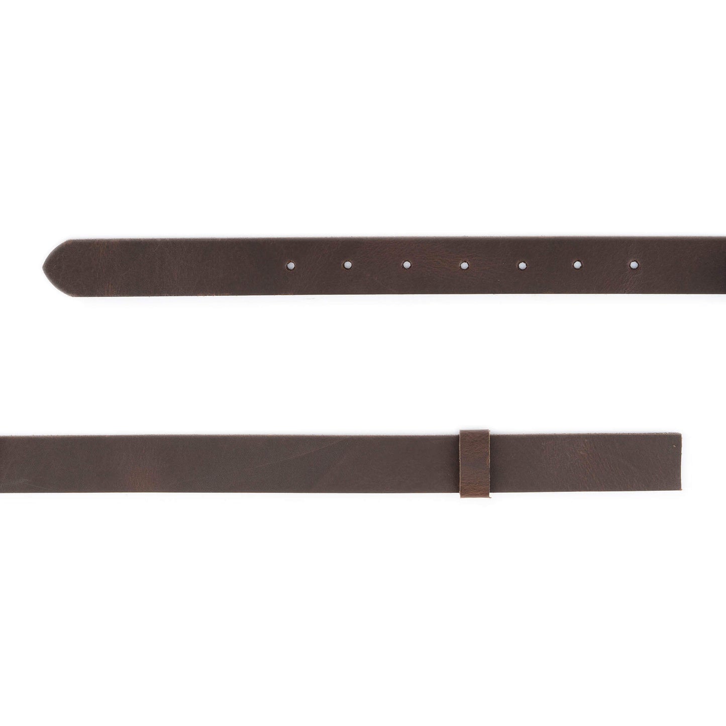 2.5 cm Coffee Brown Leather Belt Strap For Ferragamo Buckles Replacement