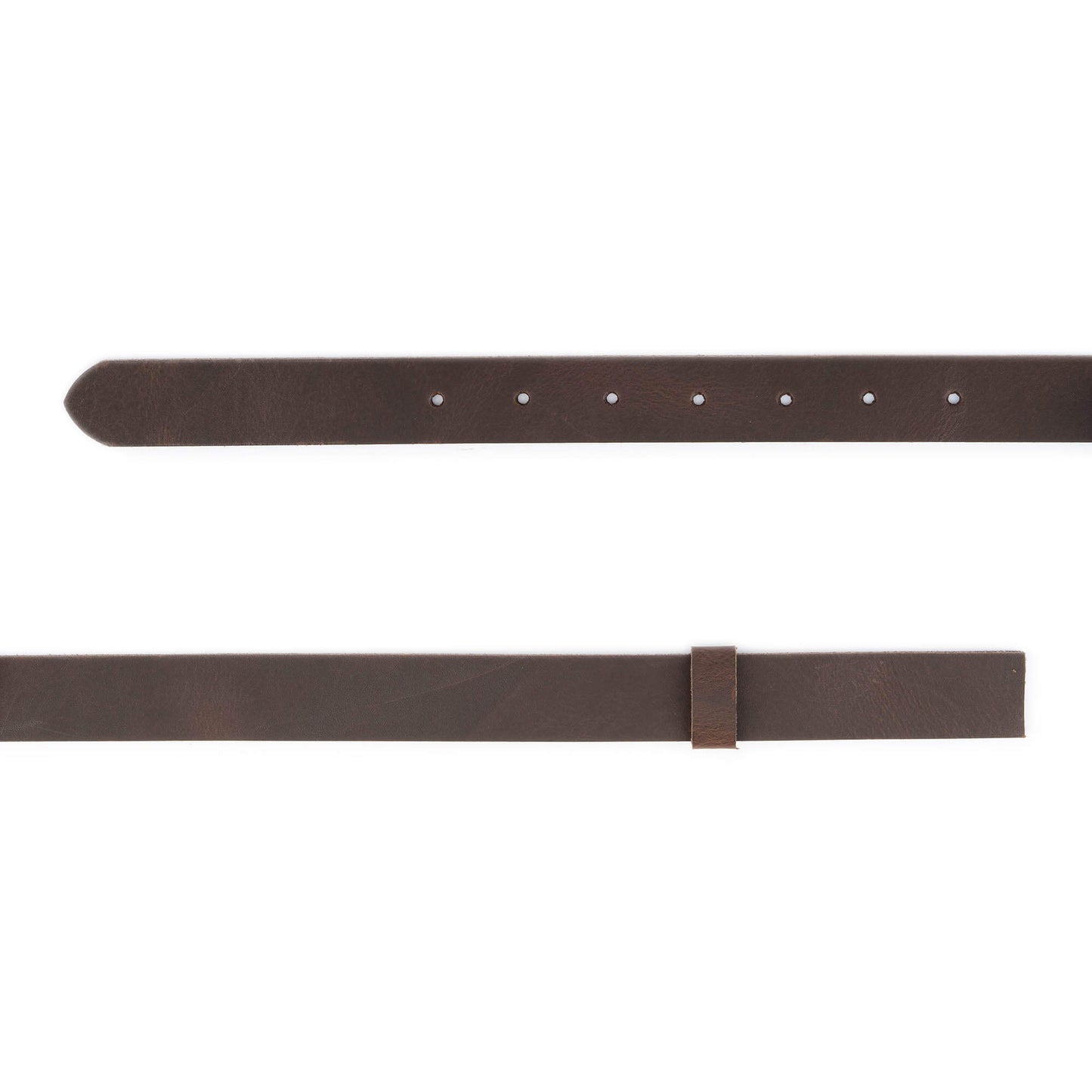 2.5 cm Coffee Brown Leather Belt Strap For Versace Buckles Replacement