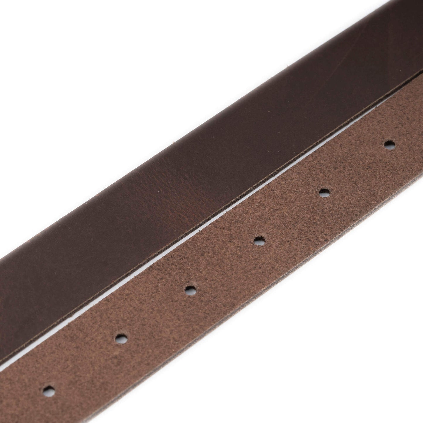 2.5 cm Coffee Brown Leather Belt Strap For Ferragamo Buckles Replacement