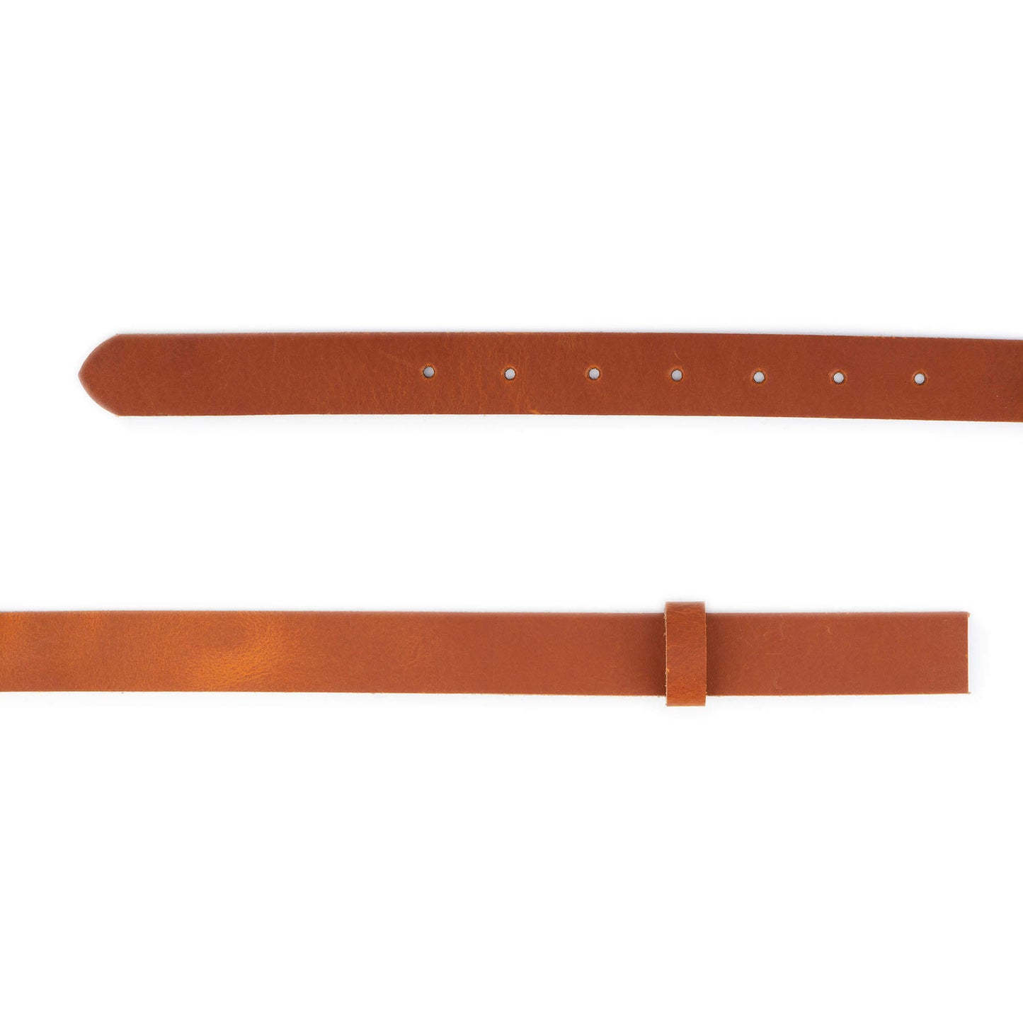 2.5 cm Cognac Leather Belt Strap For Ferragamo Buckles Replacement