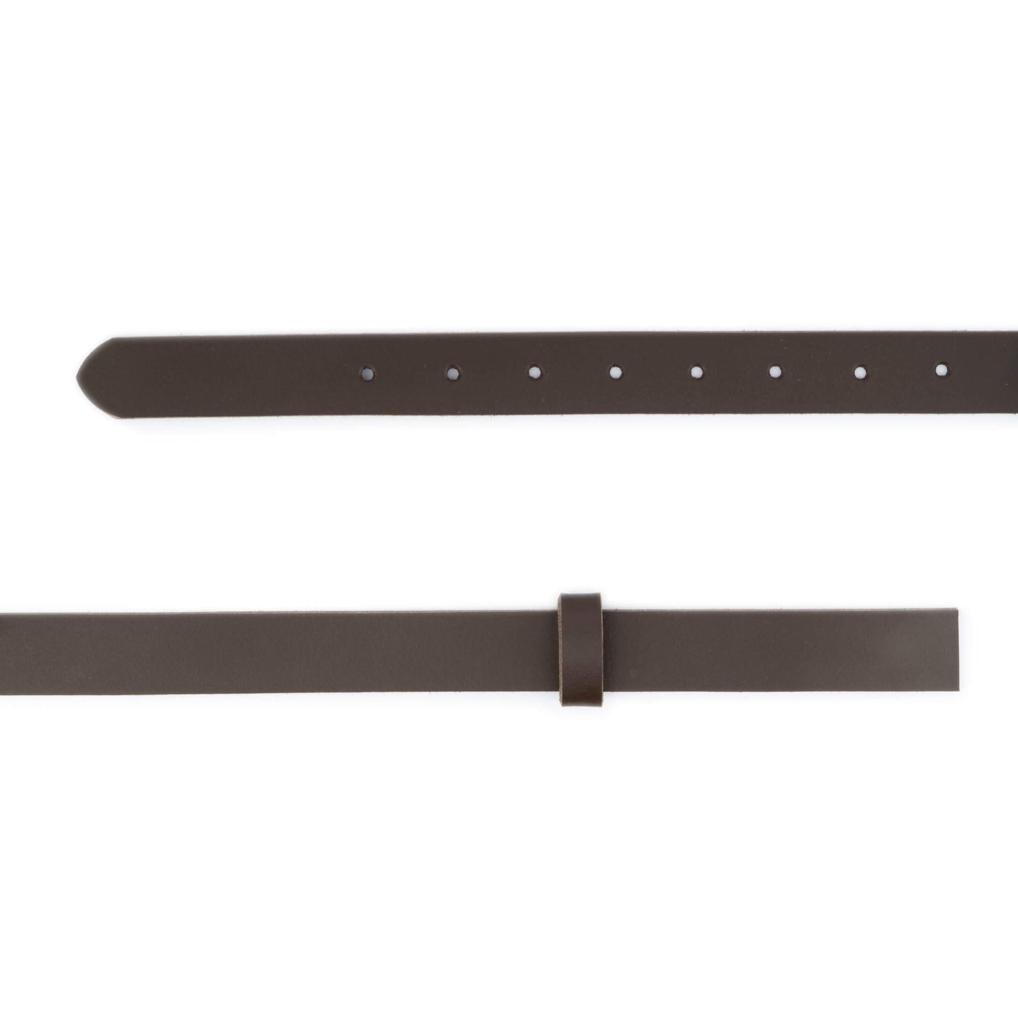 2.5 cm Dark Brown Leather Belt Strap For Ferragamo Buckles Replacement