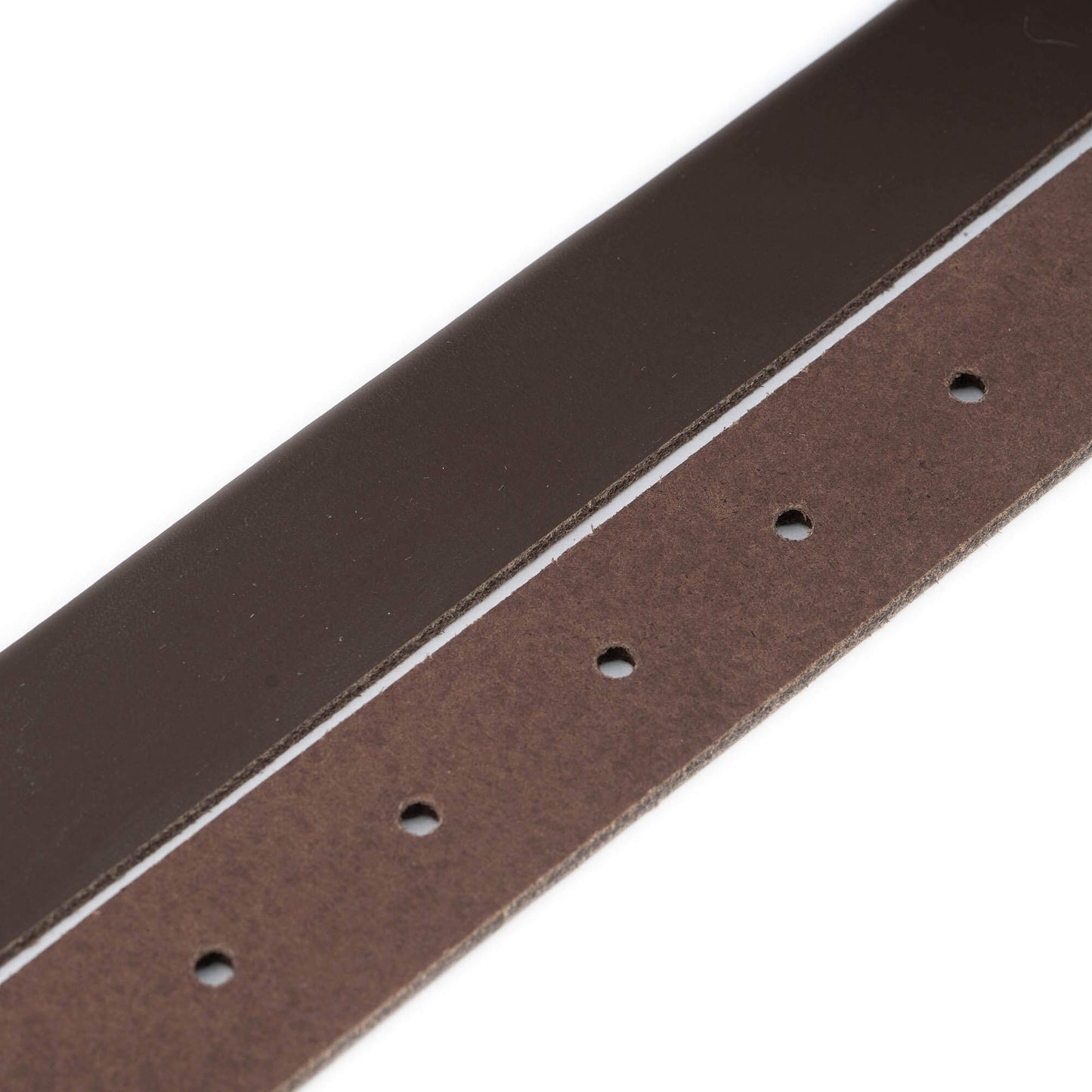 2.5 cm Dark Brown Leather Belt Strap For Ferragamo Buckles Replacement