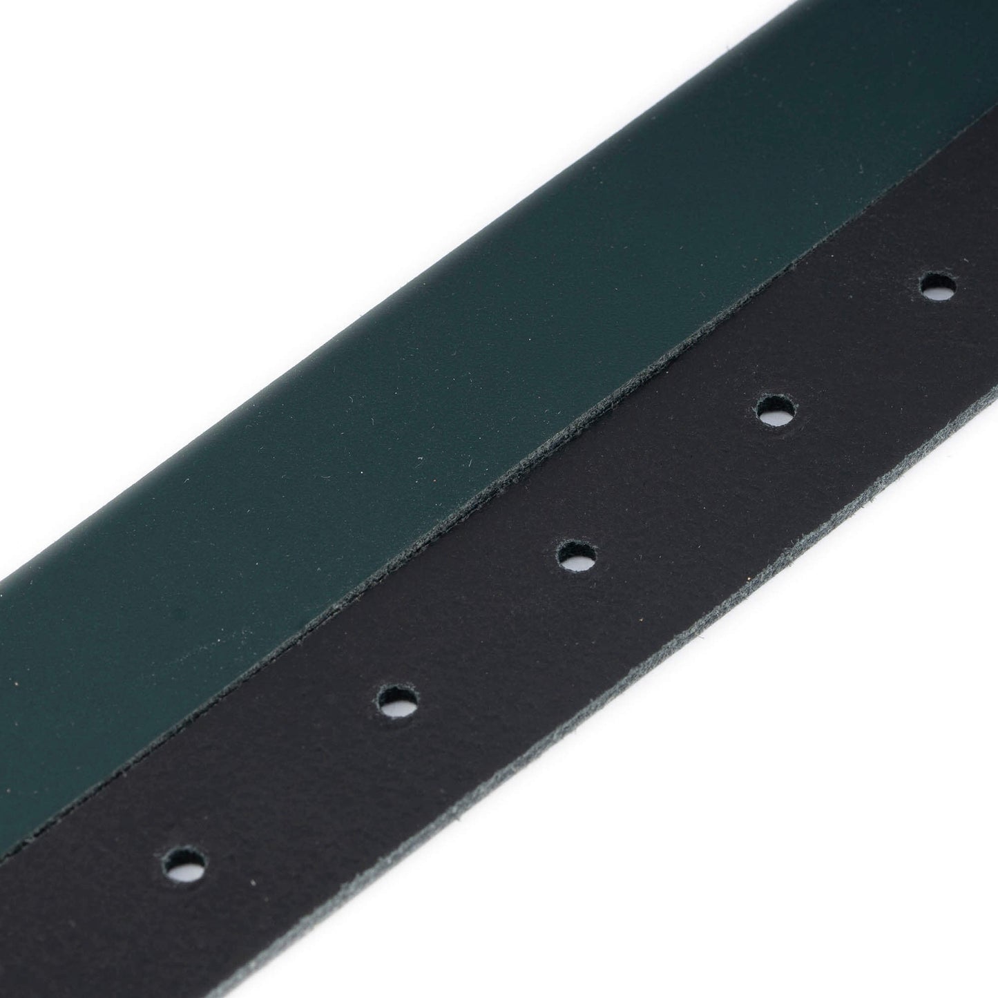 2.5 cm Forest Green Leather Belt Strap For Ferragamo Buckles Replacement