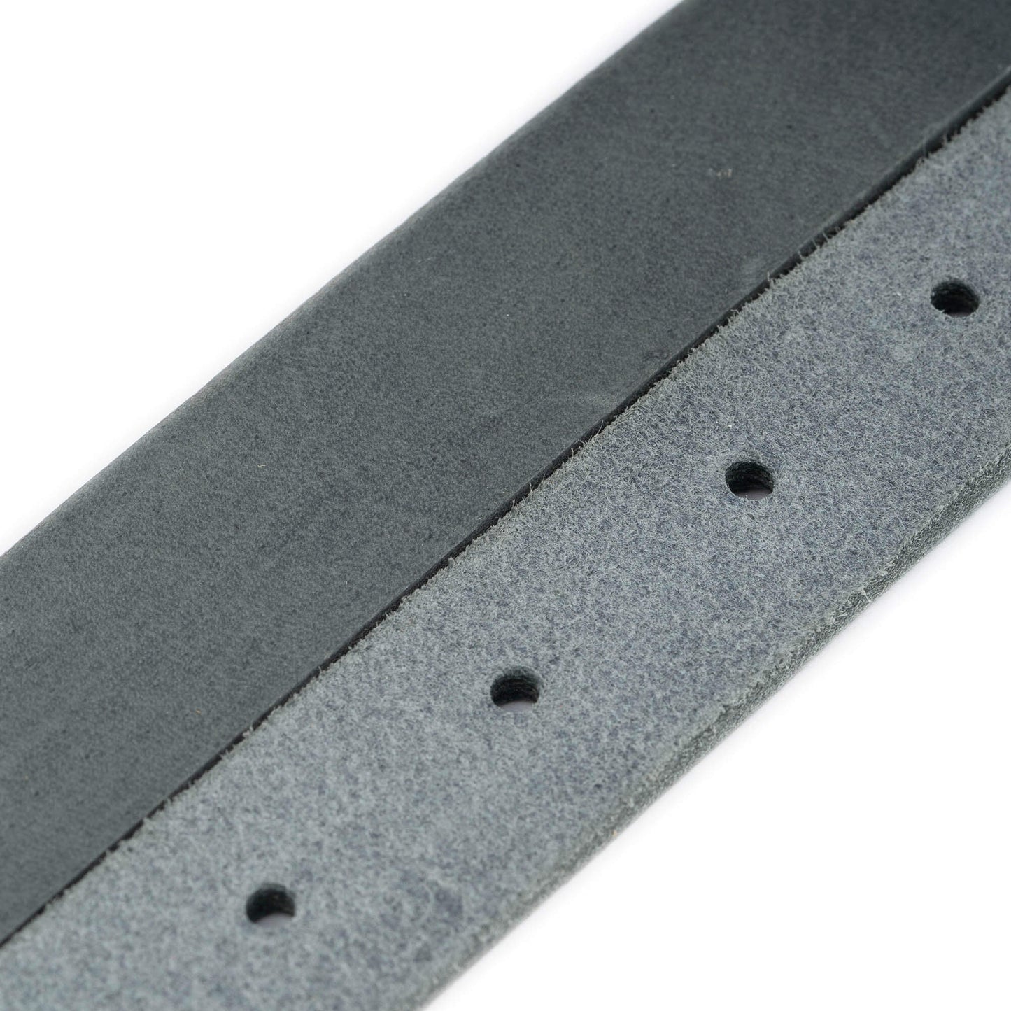 2.5 cm Gray Soft Leather Belt Strap For Ferragamo Buckles Replacement