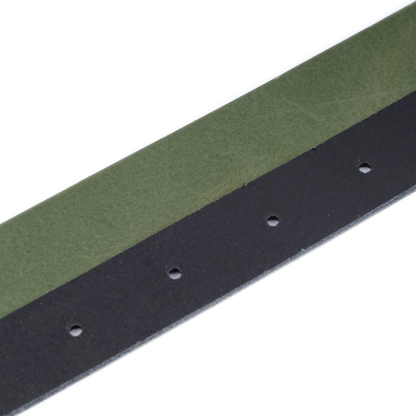 2.5 cm Green Leather Belt Strap For Ferragamo Buckles Replacement