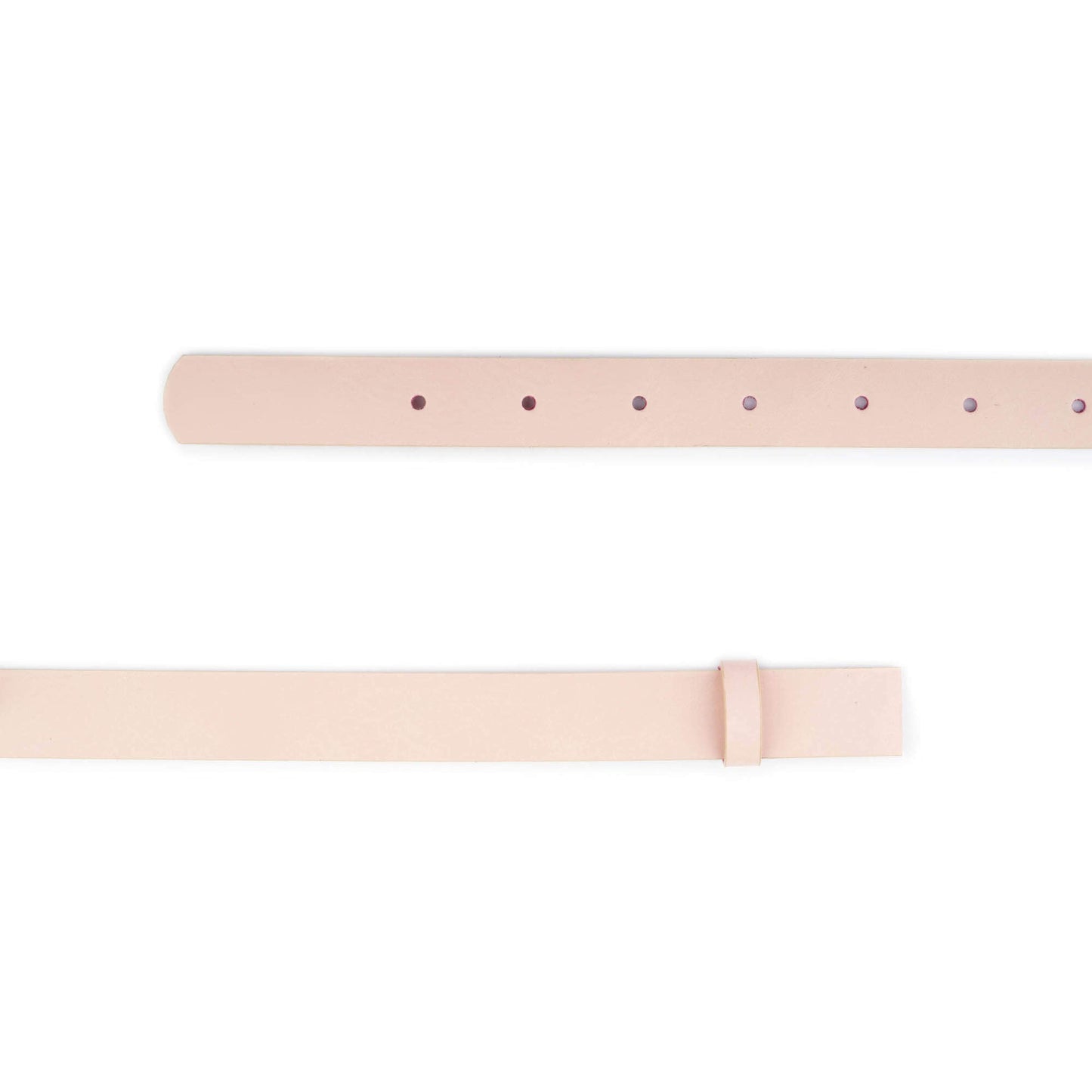 2.5 cm Light Pink Leather Belt Strap For Dunhill Buckles Womens Replacement