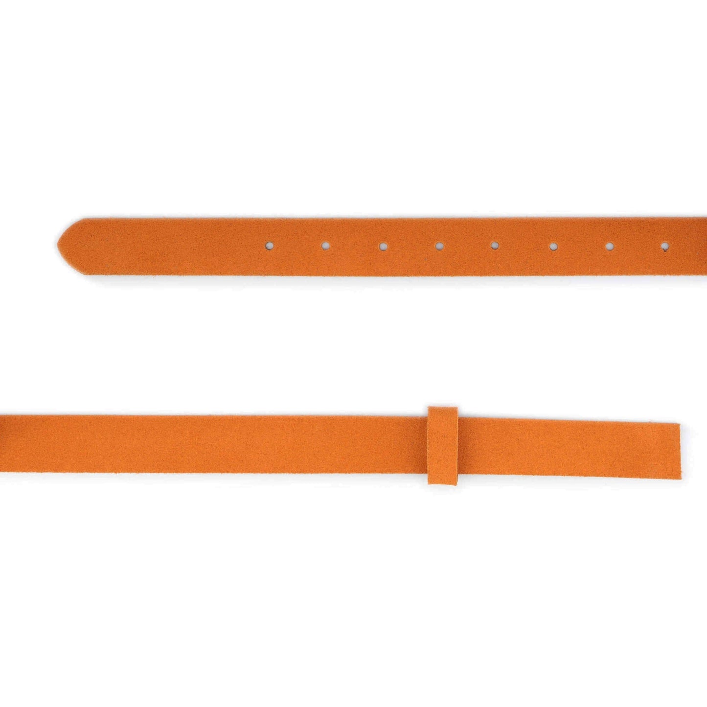 2.5 cm Orange Suede Leather Belt Strap For Montblanc Buckles Womens Replacement