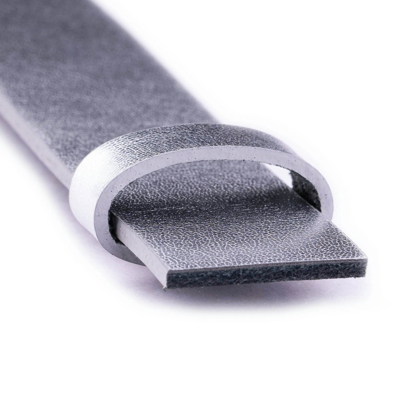 2.5 cm Silver Leather Belt Strap For Montblanc Buckles Womens Replacement