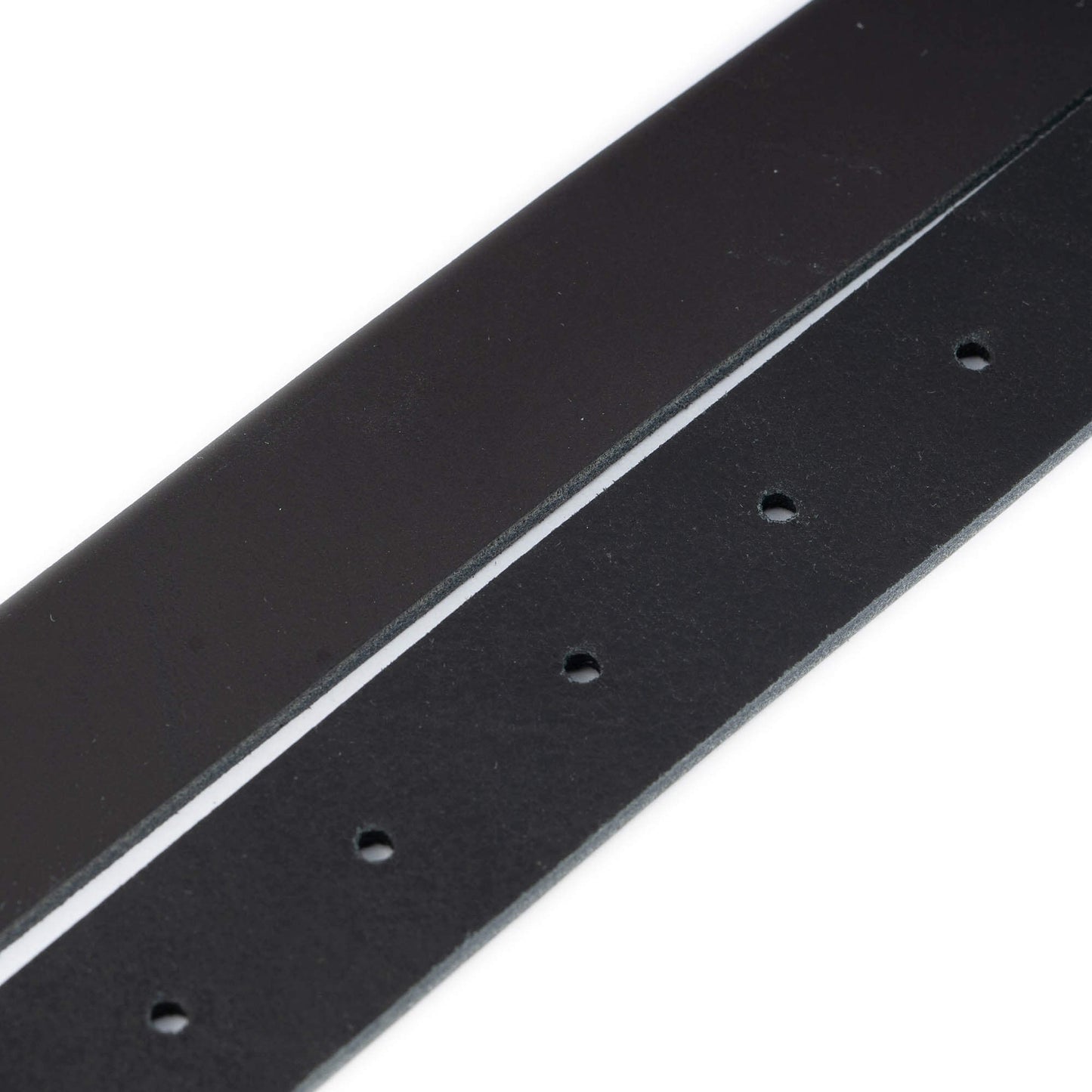 2.5 cm Smooth Black Leather Belt Strap For Versace Buckles Replacement