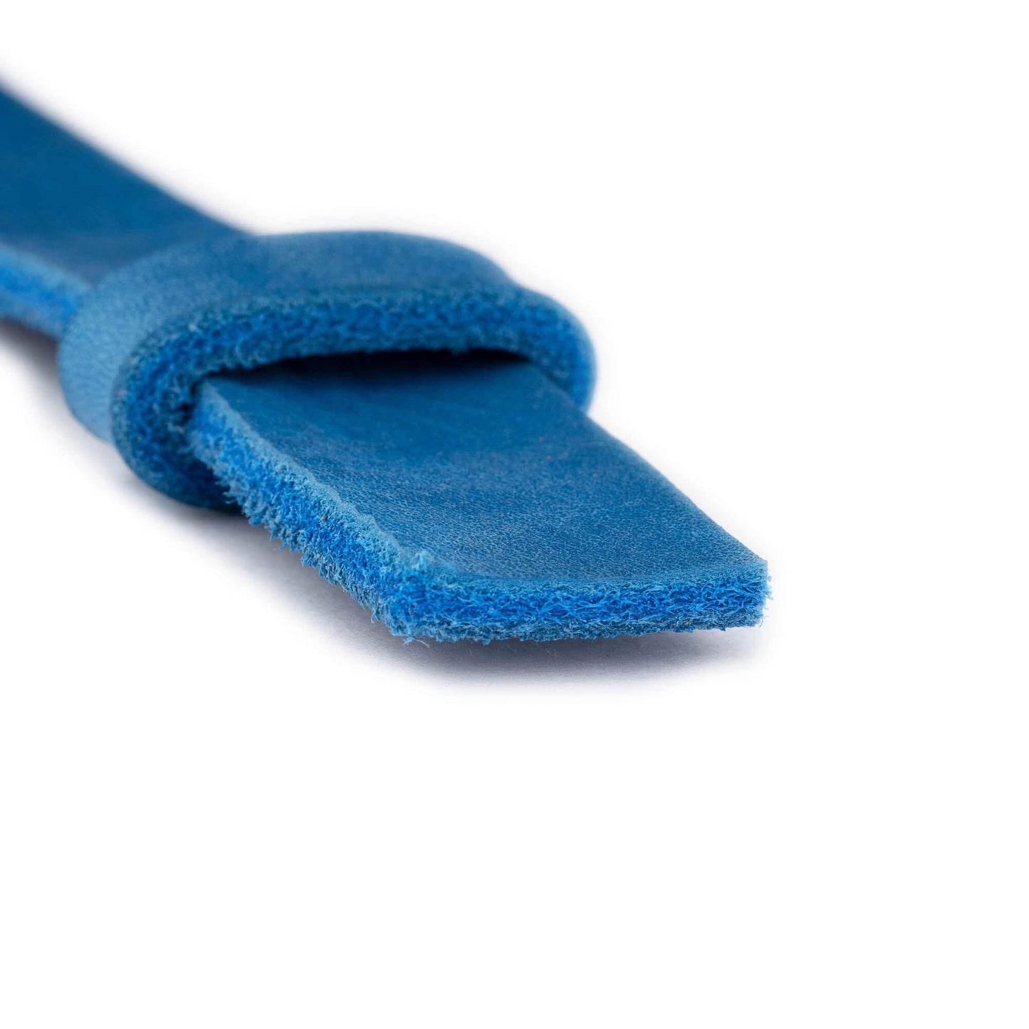 2.5 cm Soft Azure Leather Belt Strap For Ferragamo Buckles Replacement