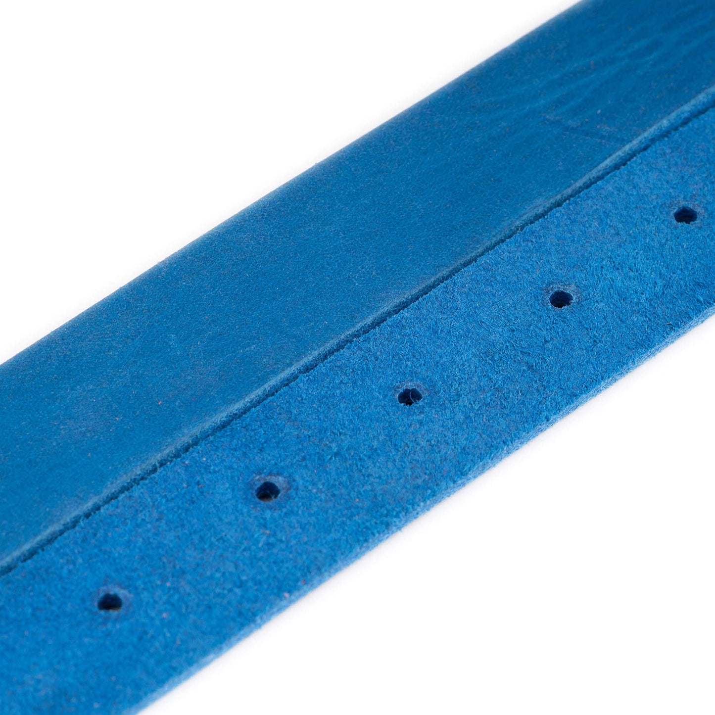 2.5 cm Soft Azure Leather Belt Strap For Dunhill Buckles Replacement