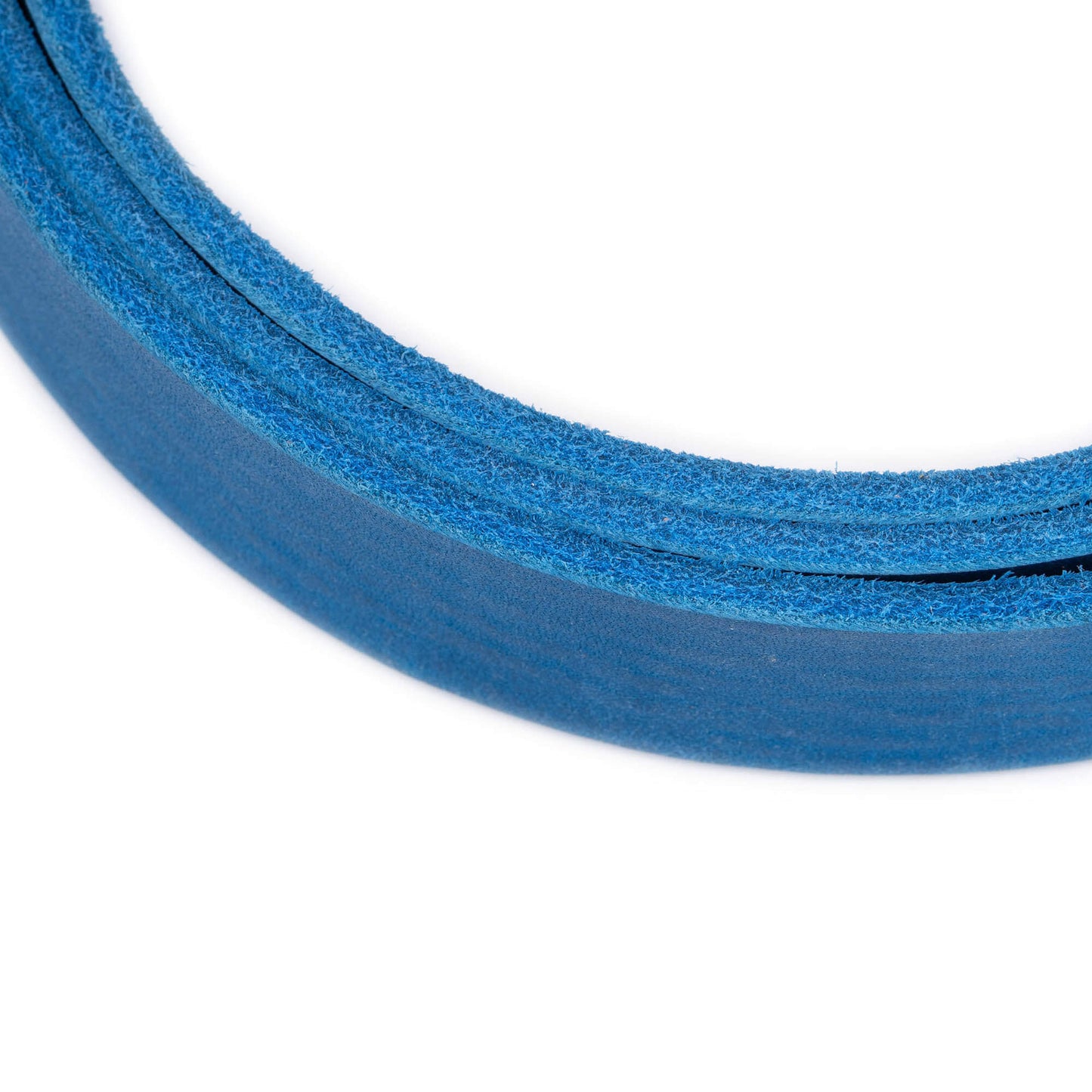 2.5 cm Soft Azure Leather Belt Strap For Ferragamo Buckles Replacement