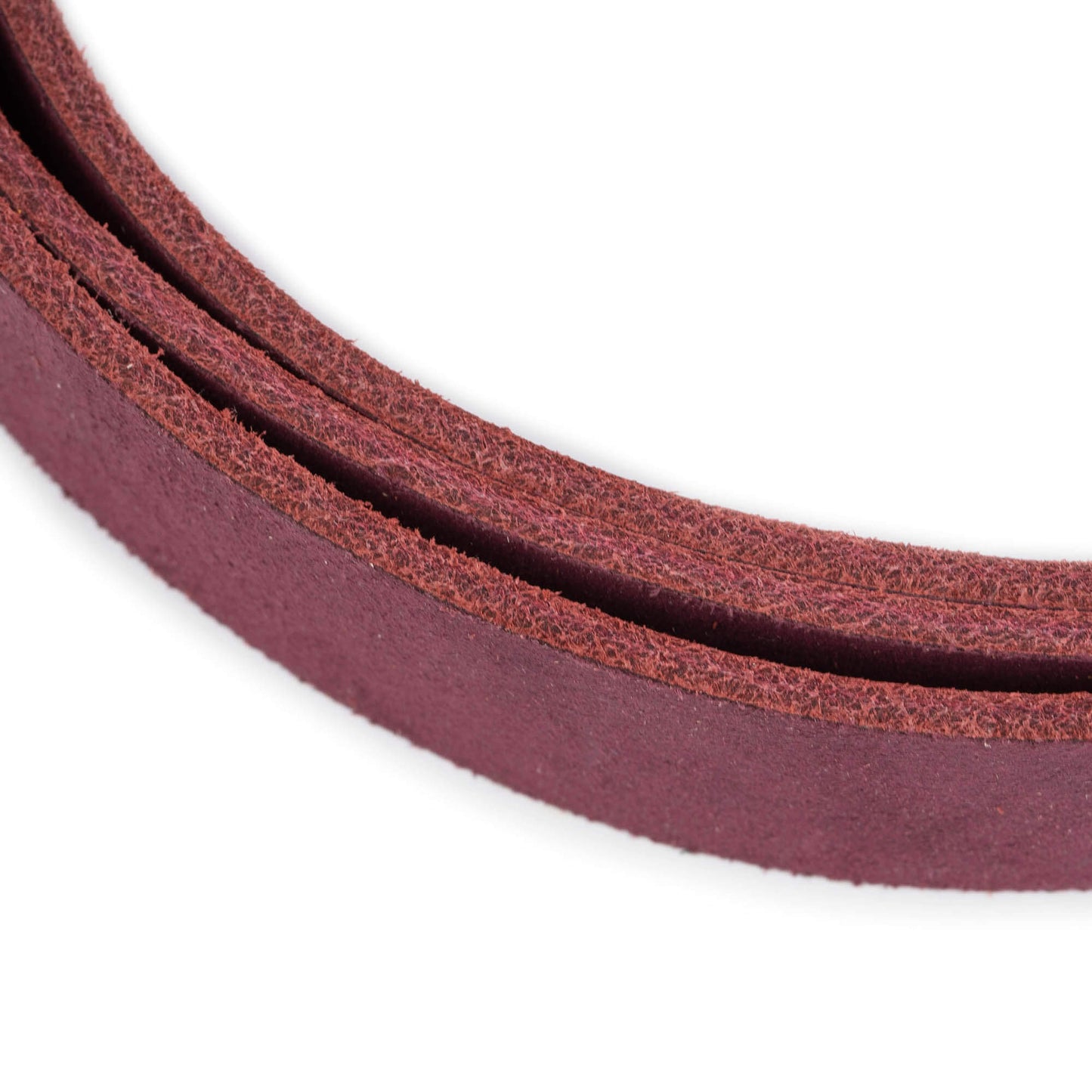 2.5 cm Soft Burgundy Leather Belt Strap For Ferragamo Buckles Replacement