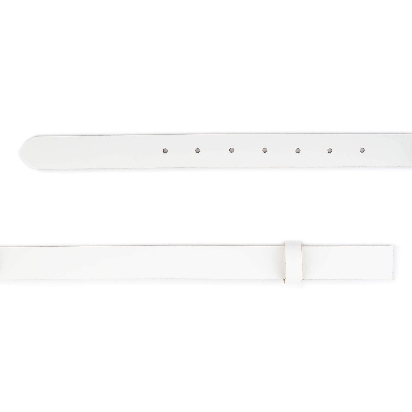 2.5 cm White Leather Belt Strap For Montblanc Buckles Replacement