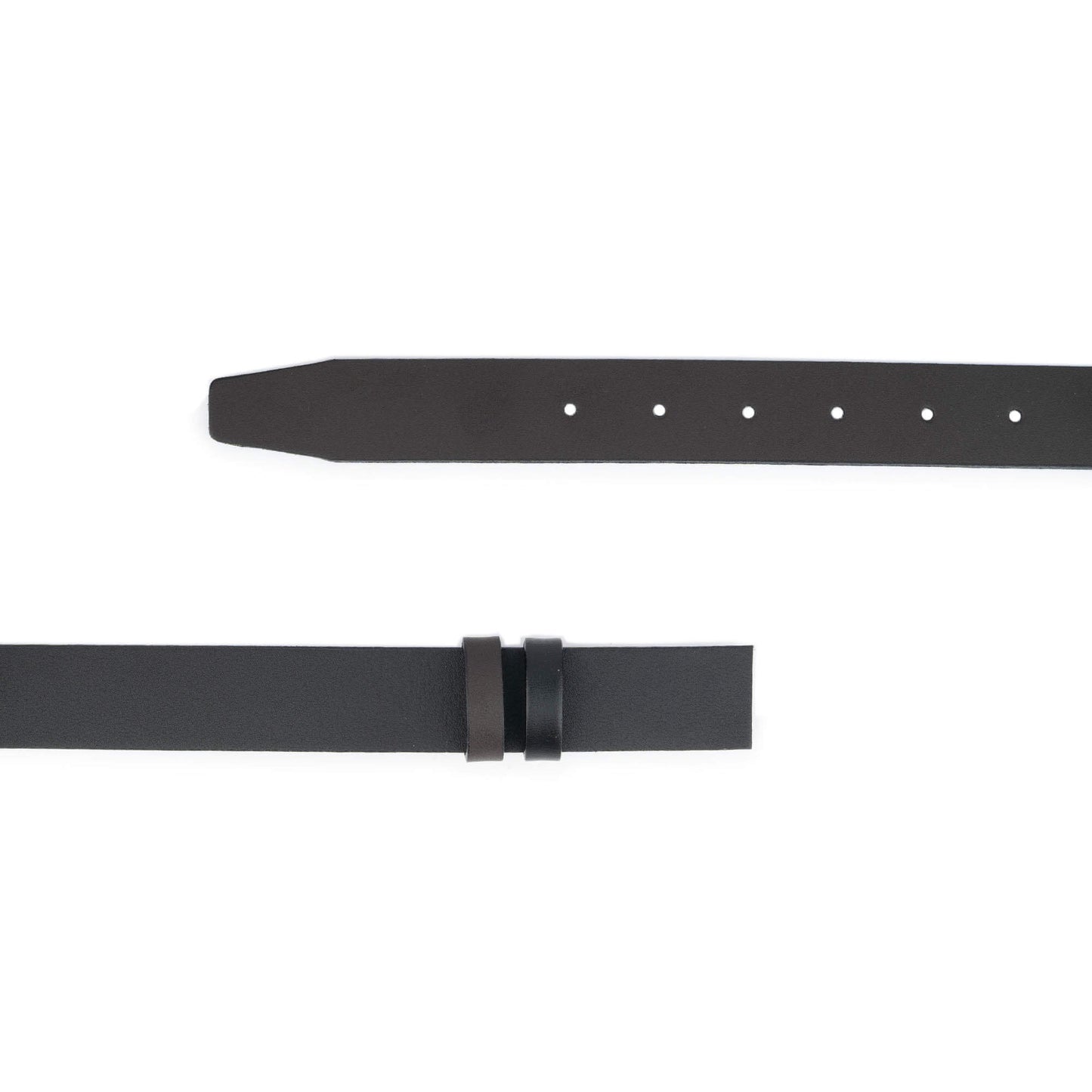 3.0 cm Black Brown Reversible Leather Belt Strap For Ferragamo Buckles Replacement
