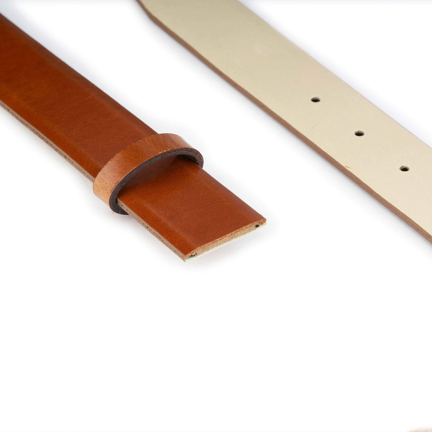 3.5 cm Brown Beige Reversible Leather Belt Strap For Montblanc Buckles Replacement