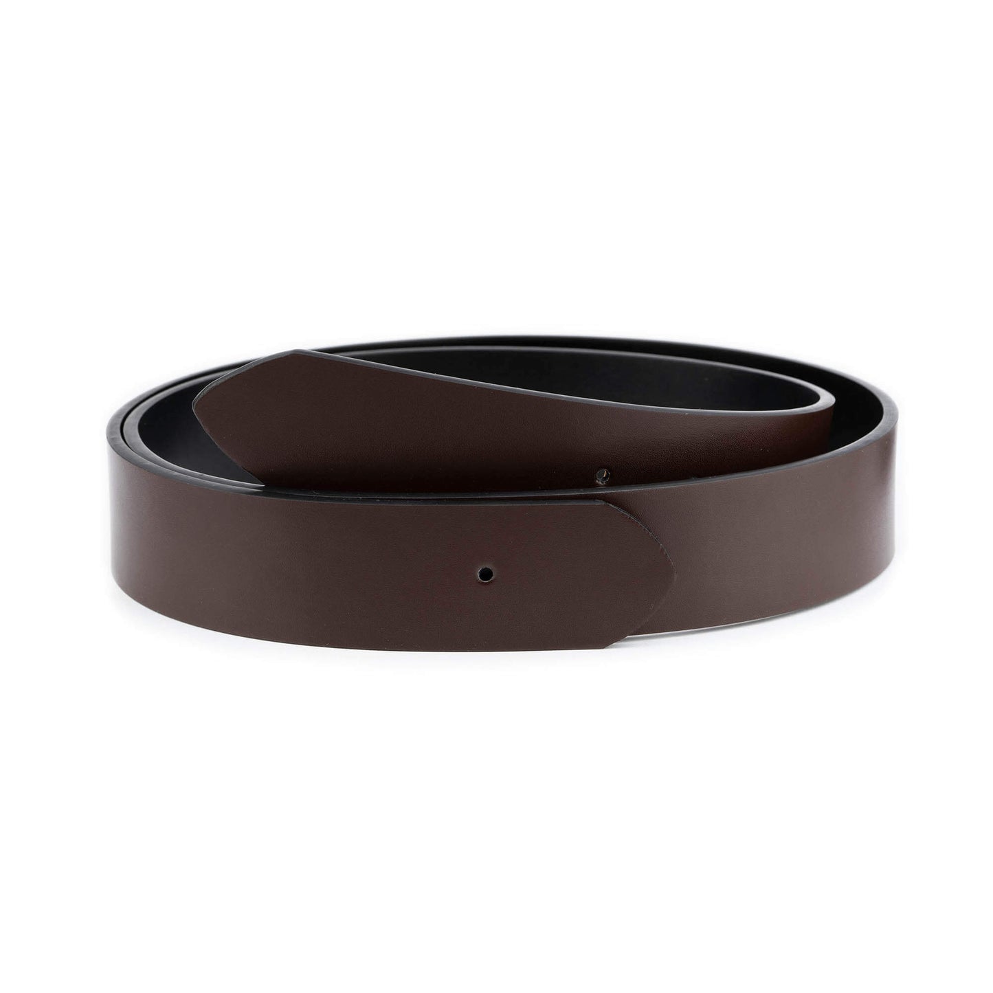 3.5 cm Reversible Black Brown Mens Vegan Belt Strap For Cartier Buckles Replacement