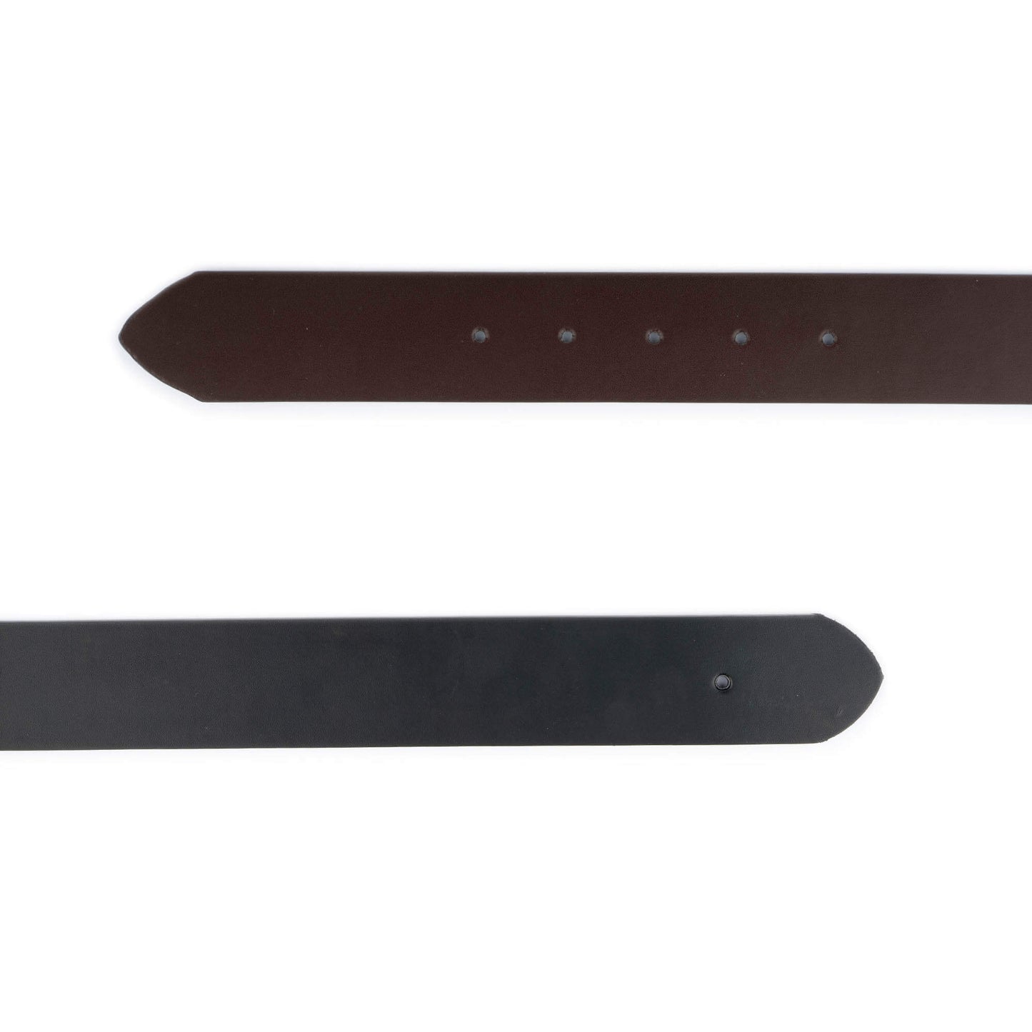 3.5 cm Reversible Black Brown Mens Vegan Belt Strap For Cartier Buckles Replacement