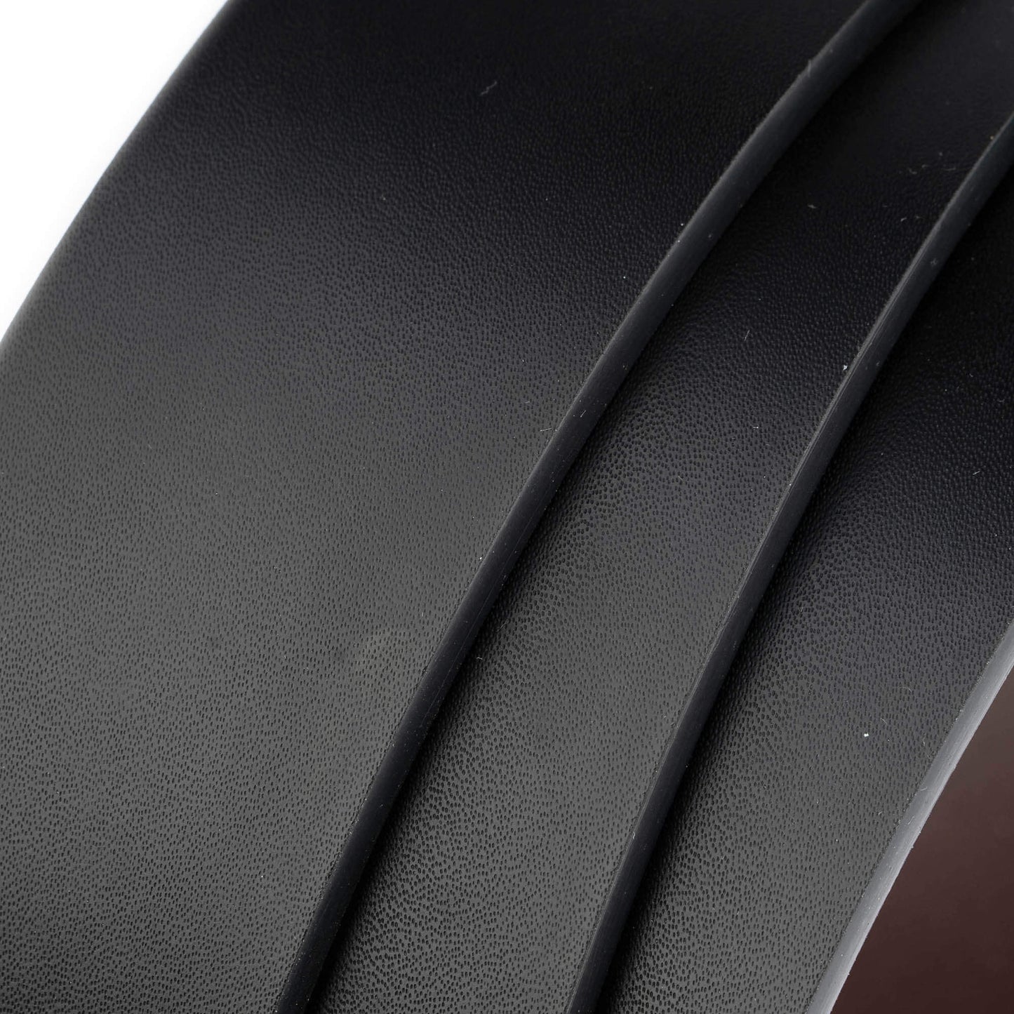 3.5 cm Reversible Black Brown Mens Vegan Belt Strap For Cartier Buckles Replacement