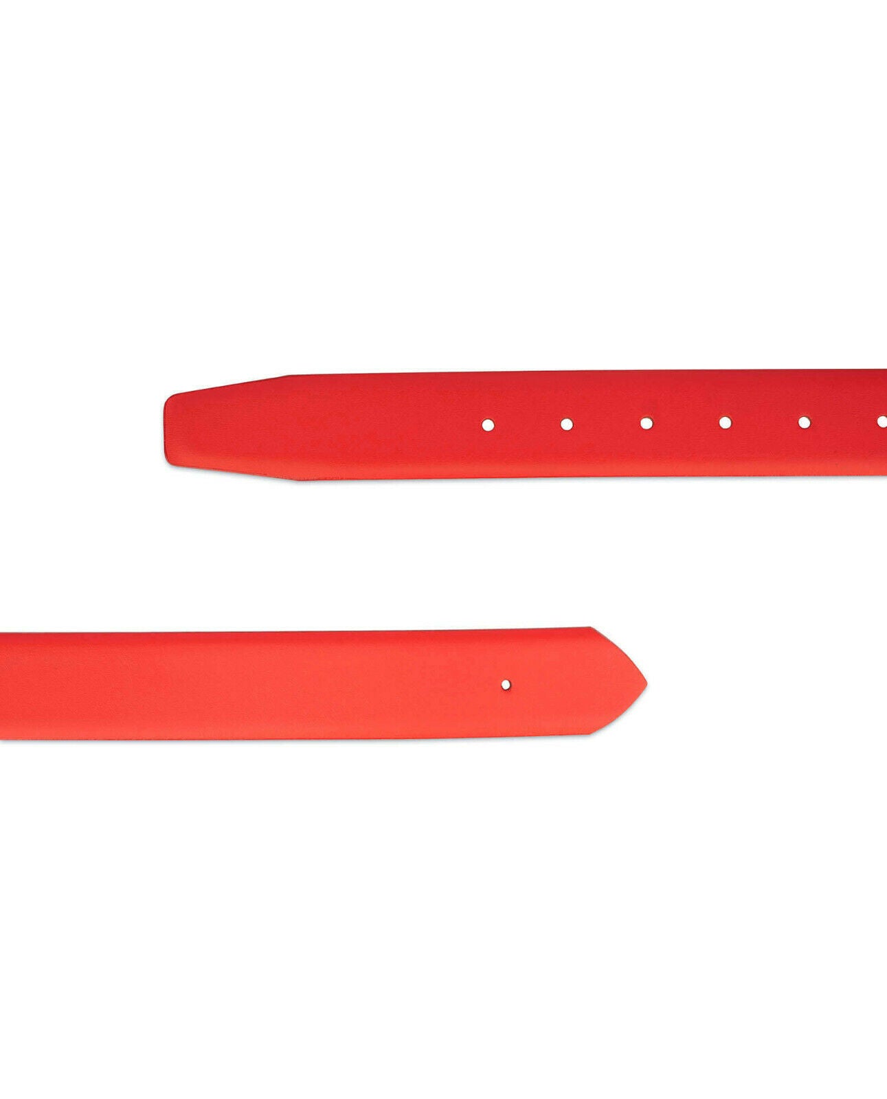 Red Leather Belt Mens Replacement Strap For Montblanc 35 Mm