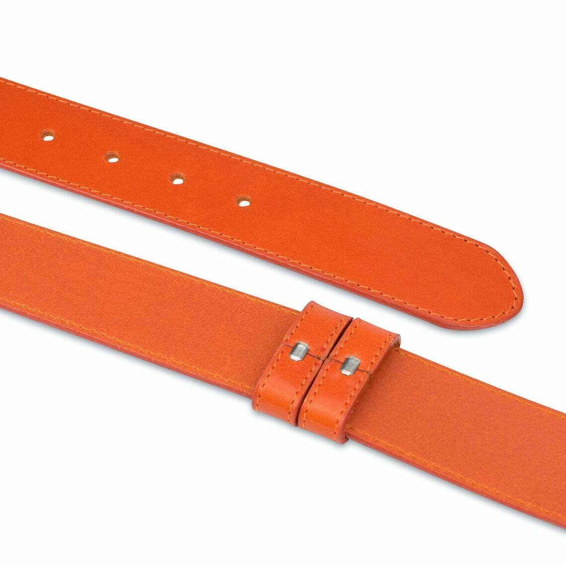 Tan Wide Leather Belt Strap 40mm Replacement For Cartier Buckles Brown Veg Tan