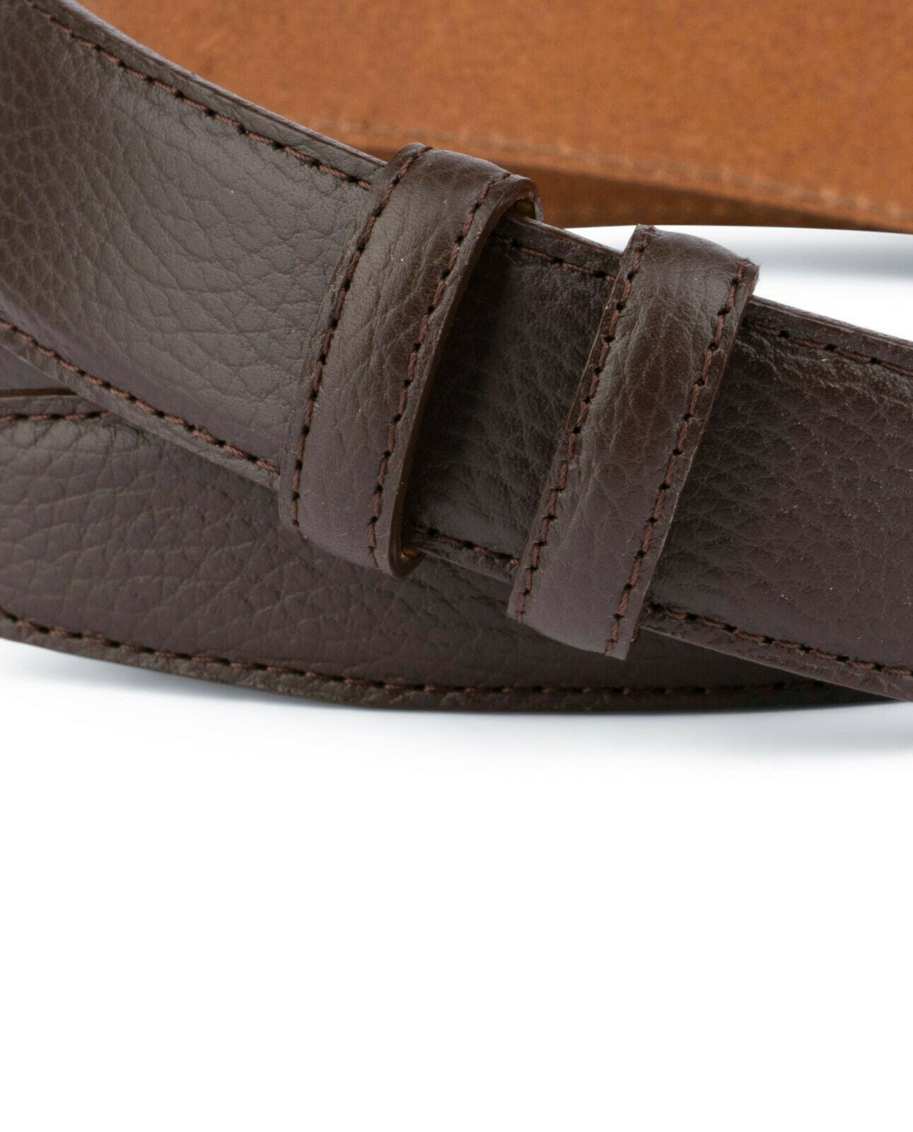 Belt Strap For Montblanc Buckles Mens Replacement Brown Real Leather 35 Mm