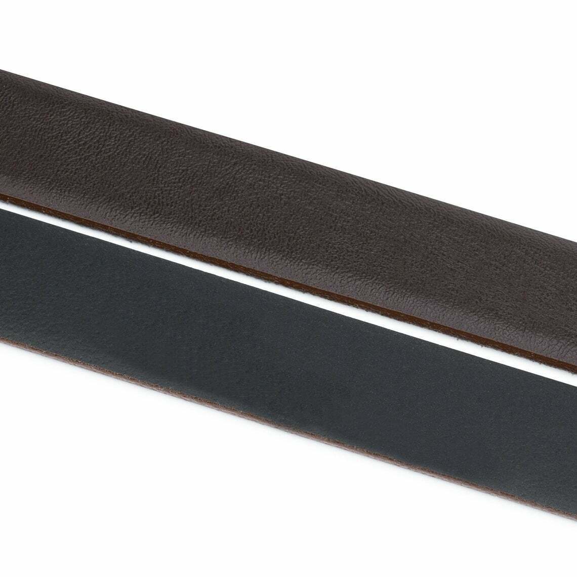 Dark Brown Leather Belt 1” Replacement Strap For Dunhill Mens Womens Coffee