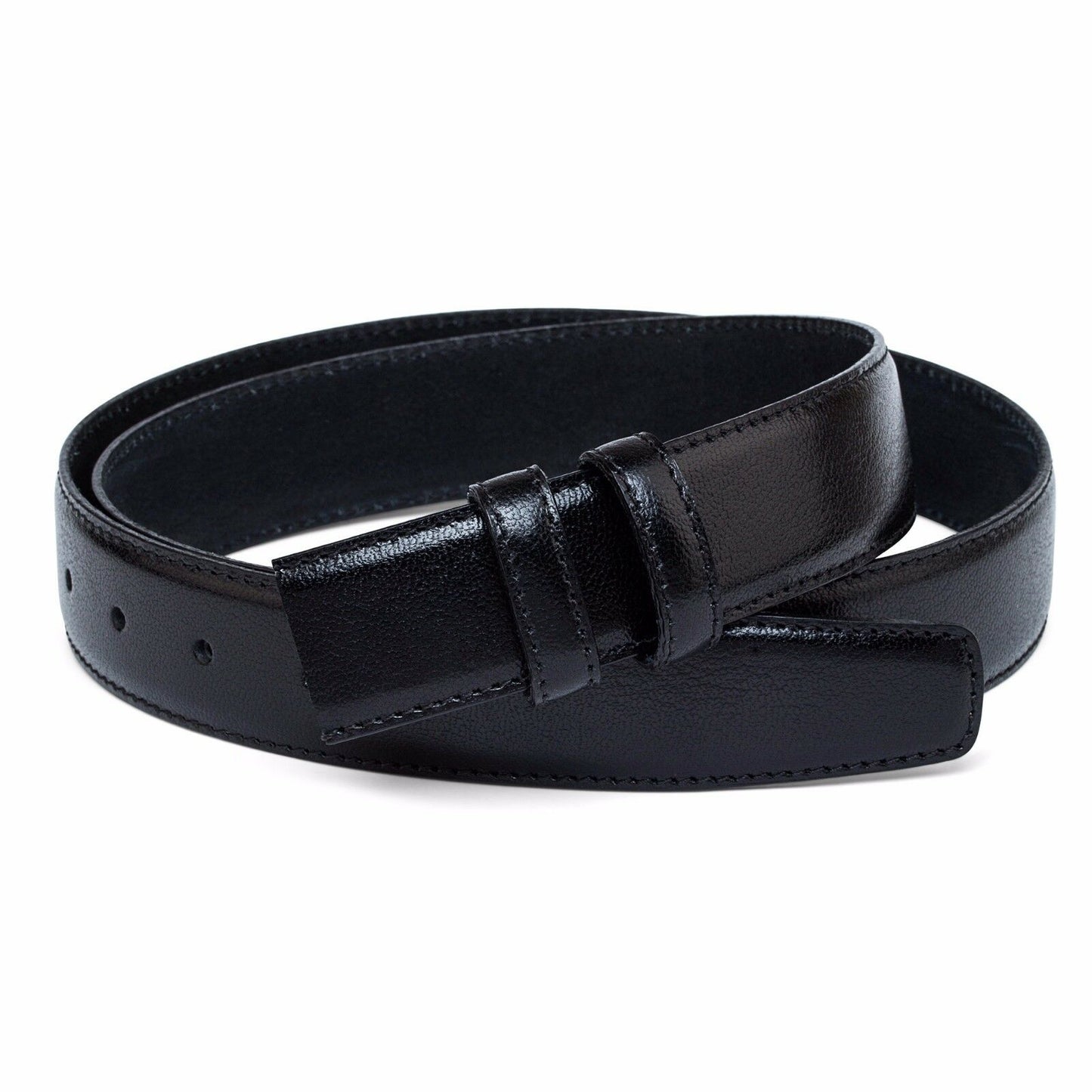 Smooth Leather Black Belt Strap Mens belts For ferragamo buckles