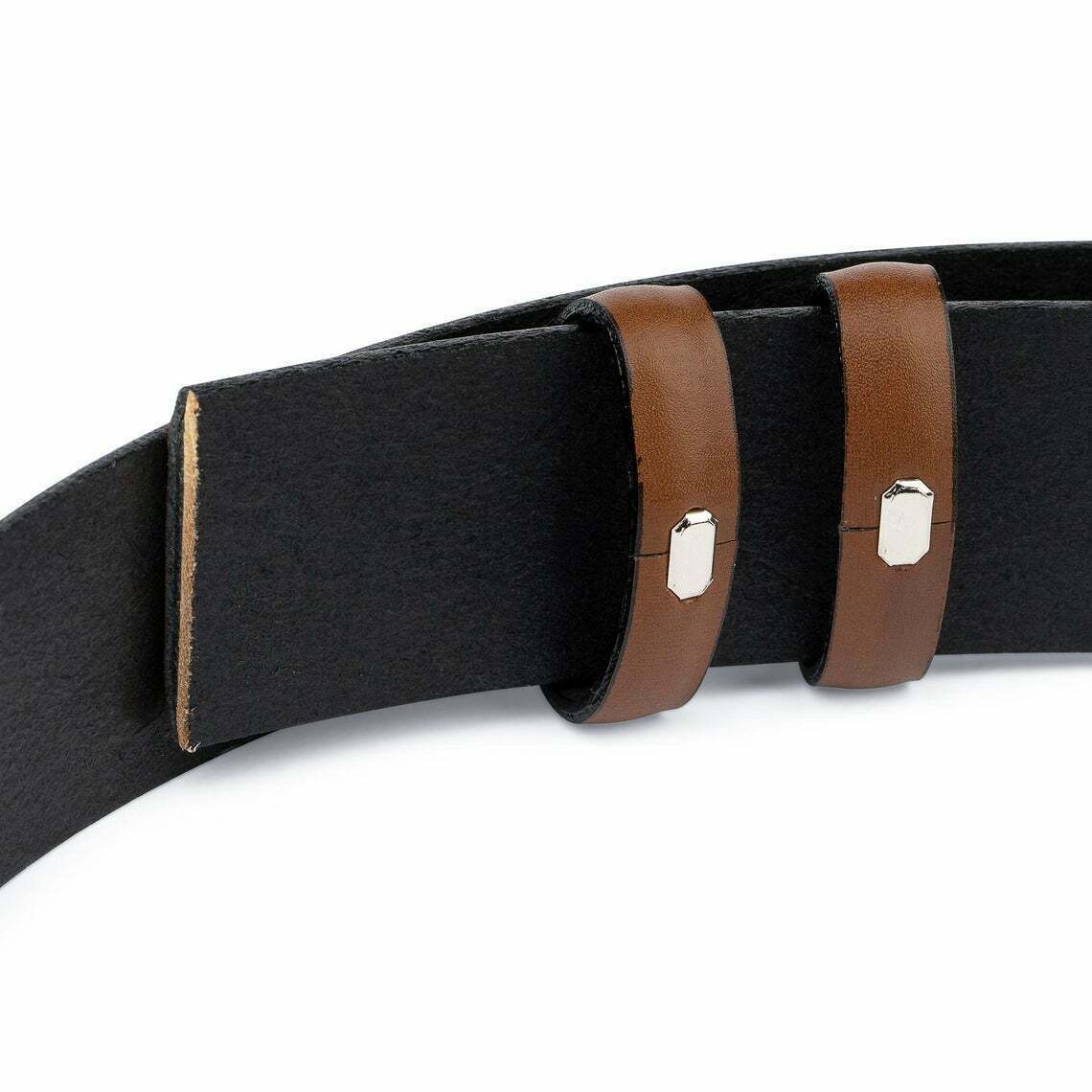 Brown Leather Belt For Montblanc Buckles 35 Mm Replacement Strap Tan Size 32