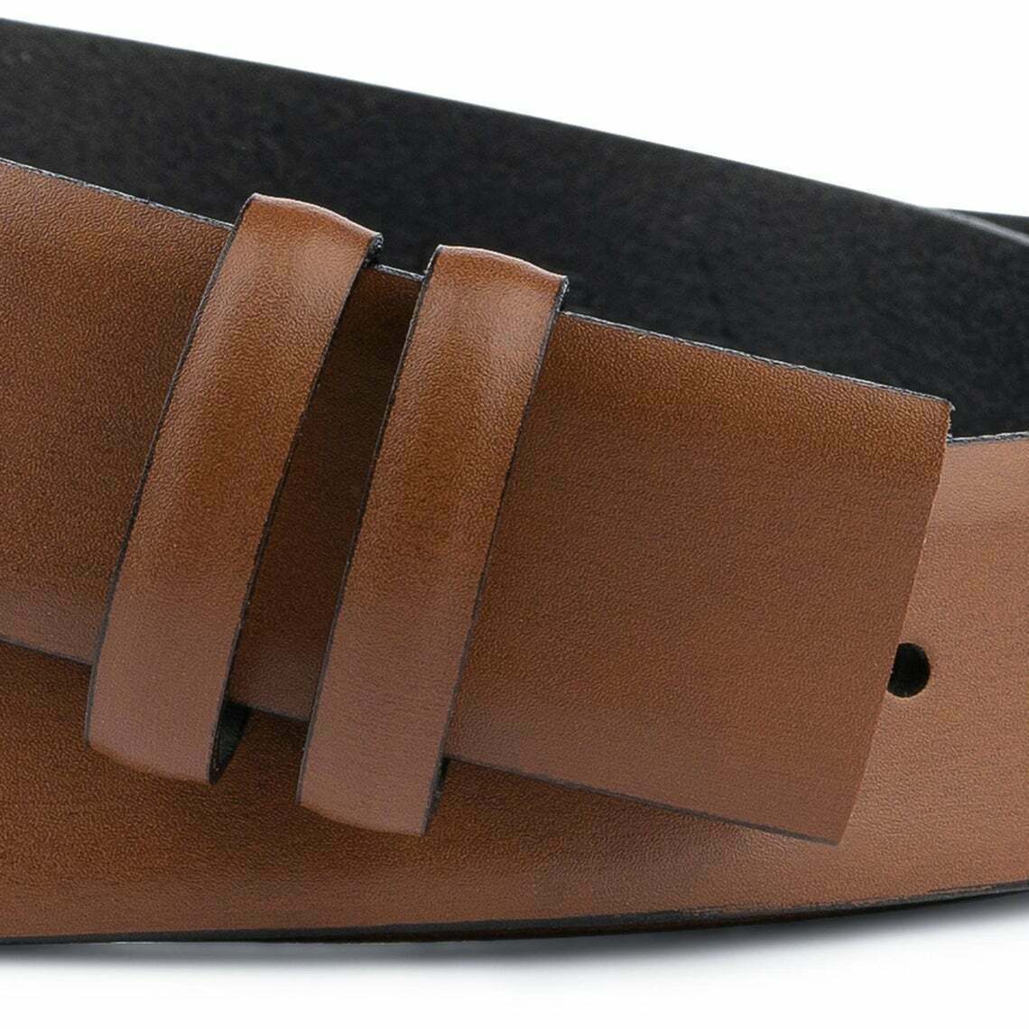 Brown Leather Belt For Montblanc Buckles 35 Mm Replacement Strap Tan Size 32