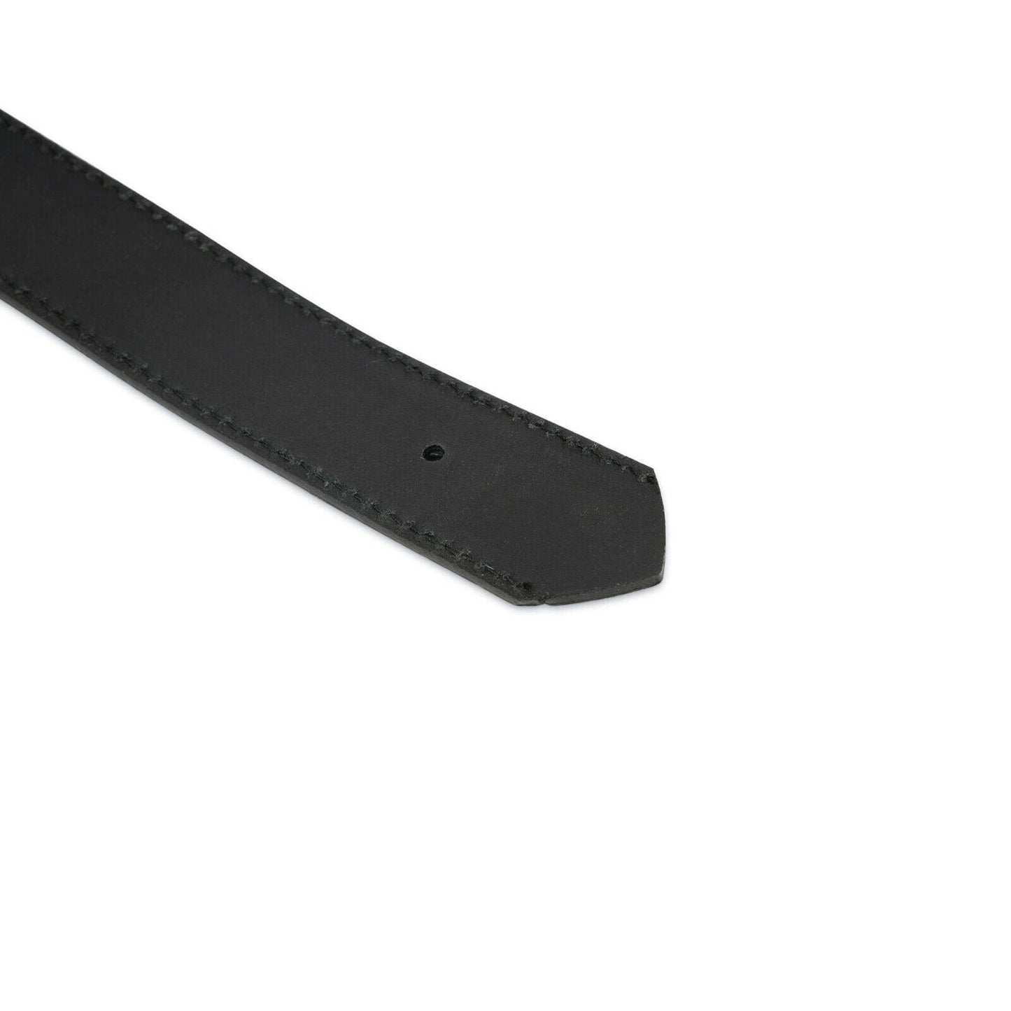 Belt Strap For Dunhill Buckle Black Suede Replacement 35 Mm Genuine Leather